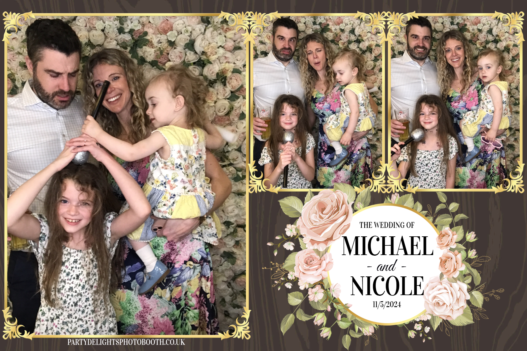 Michael & Nicole’s wedding | View more photos from the event at gallery.partydelightsphotobooth.co.uk/u/PartyDelightsPhotoBooth/Michael-Nicole’s-wedding