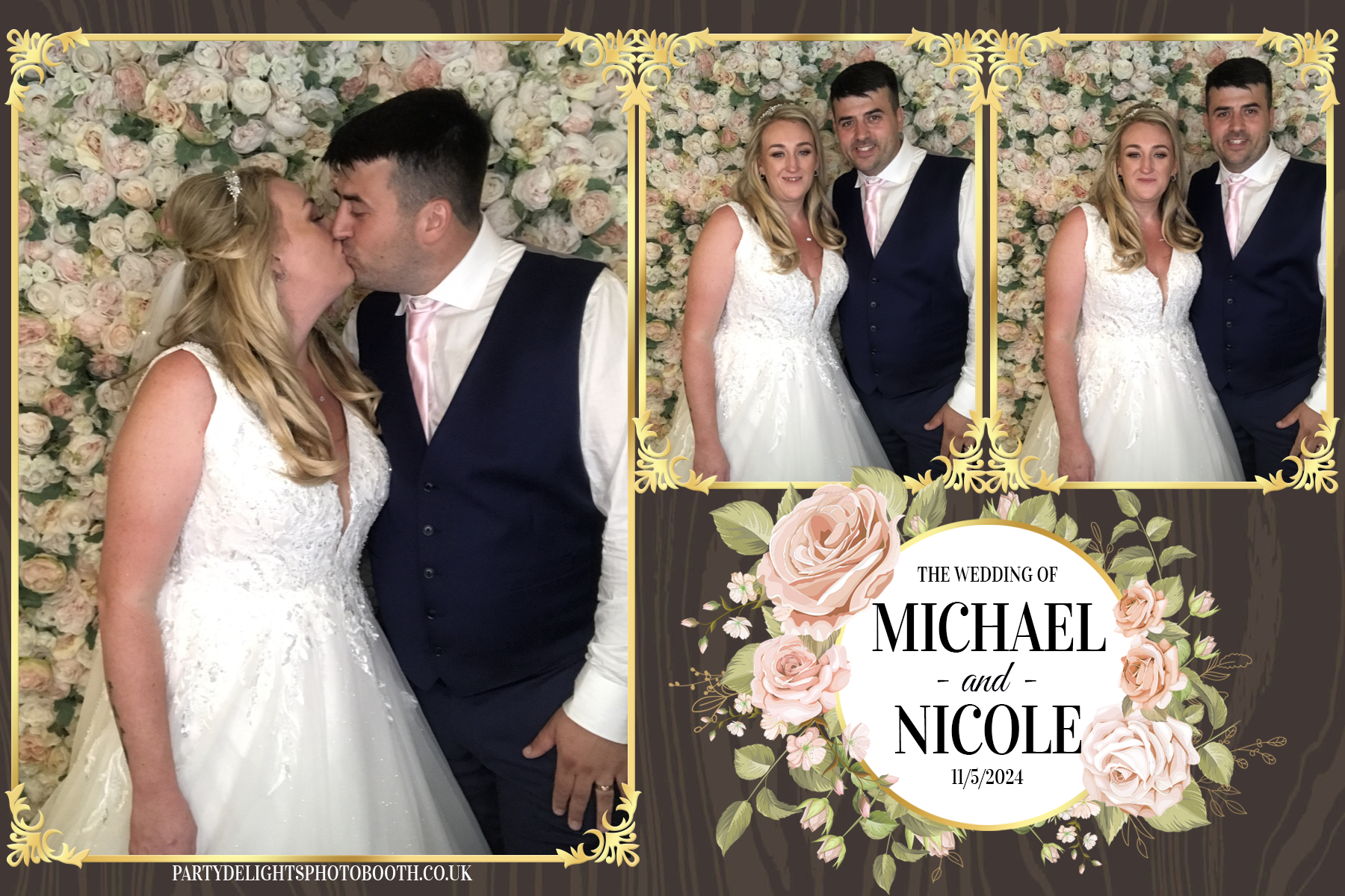 Michael & Nicole’s wedding | View more photos from the event at gallery.partydelightsphotobooth.co.uk/u/PartyDelightsPhotoBooth/Michael-Nicole’s-wedding