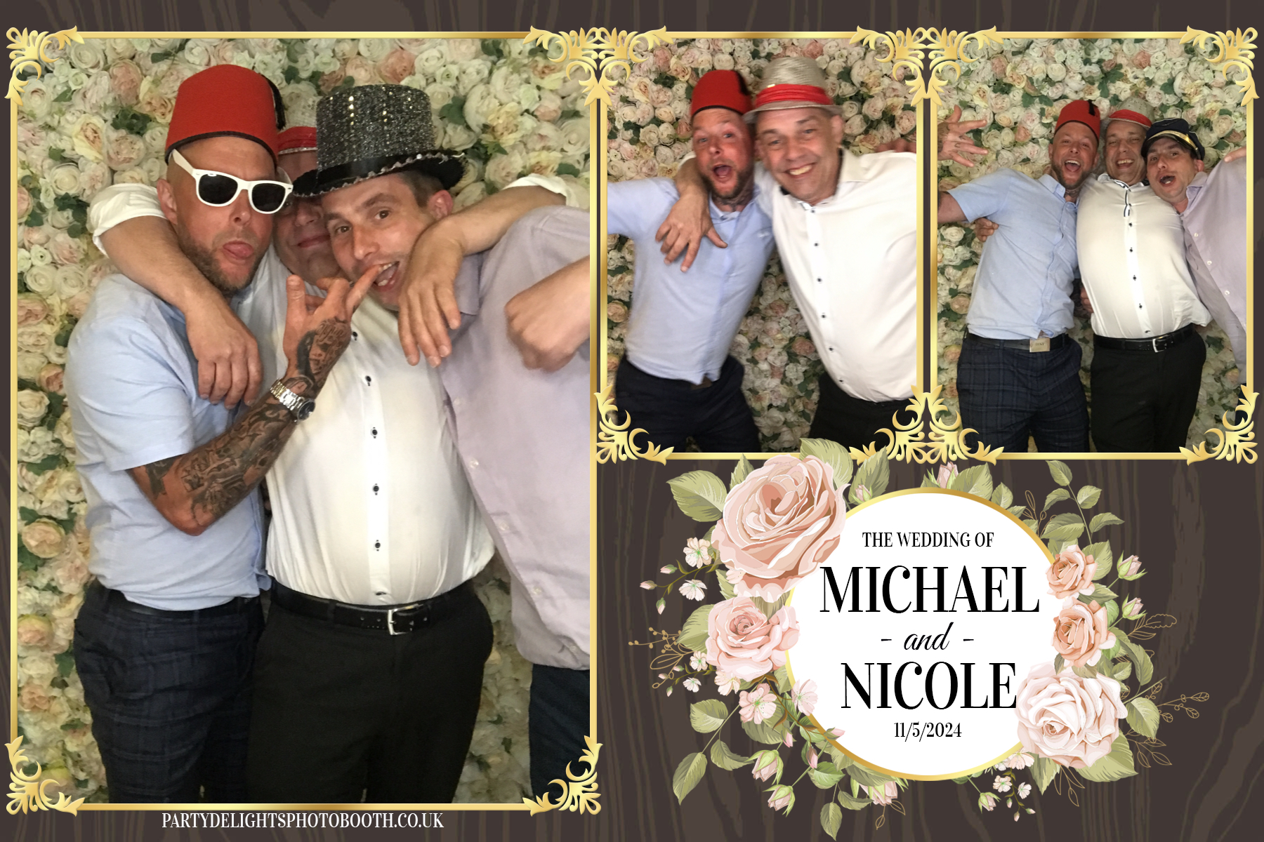 Michael & Nicole’s wedding | View more photos from the event at gallery.partydelightsphotobooth.co.uk/u/PartyDelightsPhotoBooth/Michael-Nicole’s-wedding