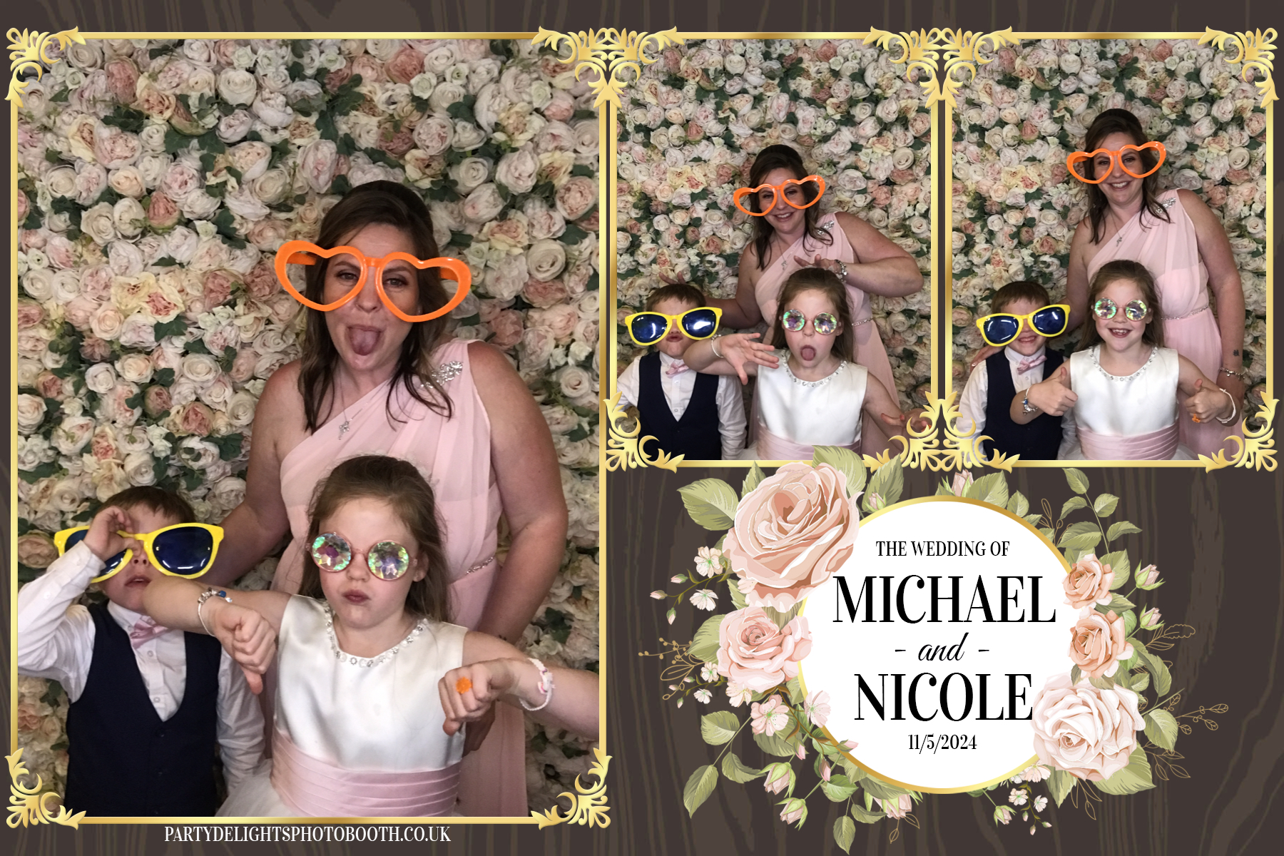 Michael & Nicole’s wedding | View more photos from the event at gallery.partydelightsphotobooth.co.uk/u/PartyDelightsPhotoBooth/Michael-Nicole’s-wedding