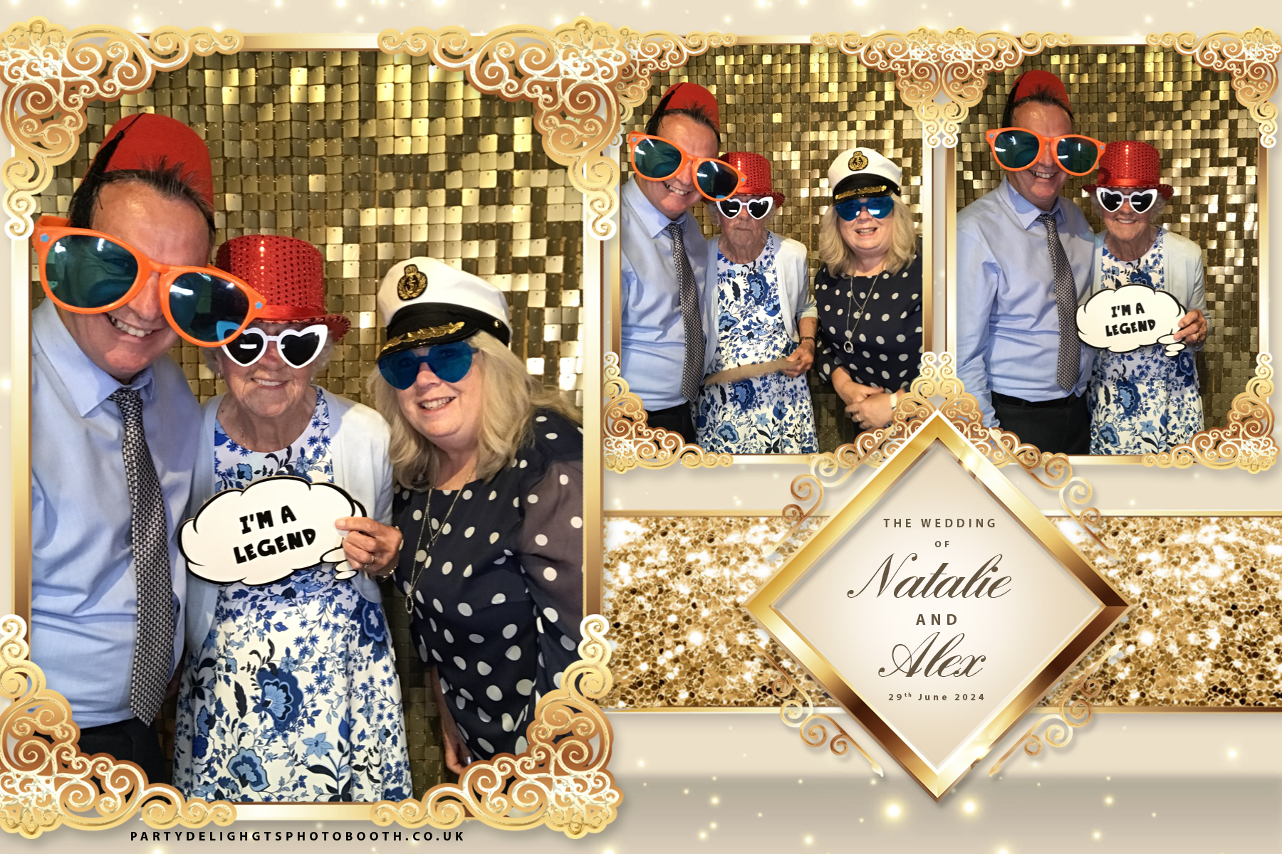 Natalie and Alex's Wedding | View more photos from the event at gallery.partydelightsphotobooth.co.uk/u/PartyDelightsPhotoBooth/Natalie-and-Alexs-Wedding