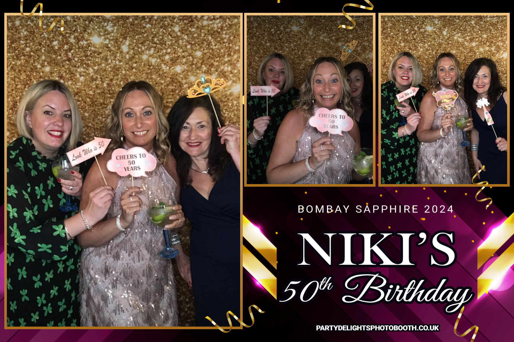 Niki's 50th Birthday | View more photos from the event at gallery.partydelightsphotobooth.co.uk/u/PartyDelightsPhotoBooth/Nikis-50th-Birthday