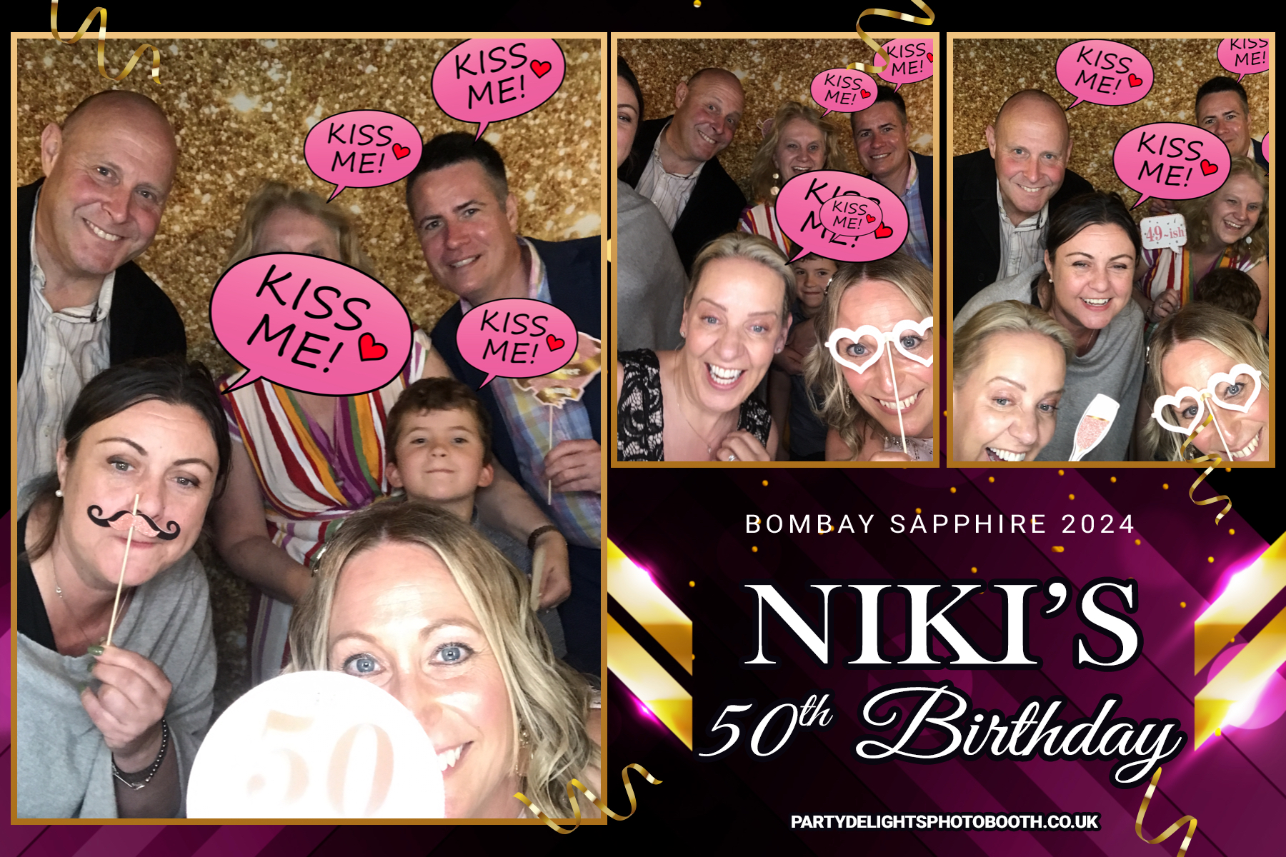 Niki's 50th Birthday | View more photos from the event at gallery.partydelightsphotobooth.co.uk/u/PartyDelightsPhotoBooth/Nikis-50th-Birthday
