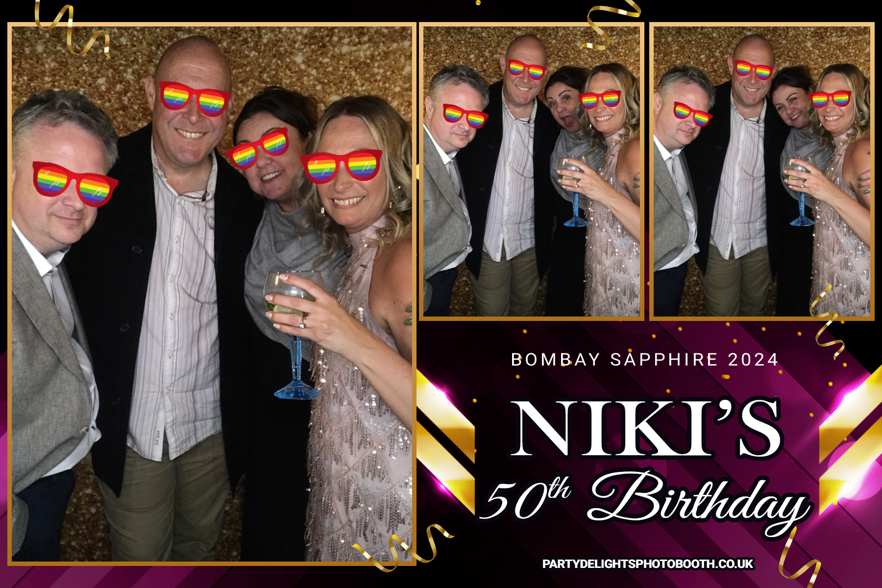 Niki's 50th Birthday | View more photos from the event at gallery.partydelightsphotobooth.co.uk/u/PartyDelightsPhotoBooth/Nikis-50th-Birthday