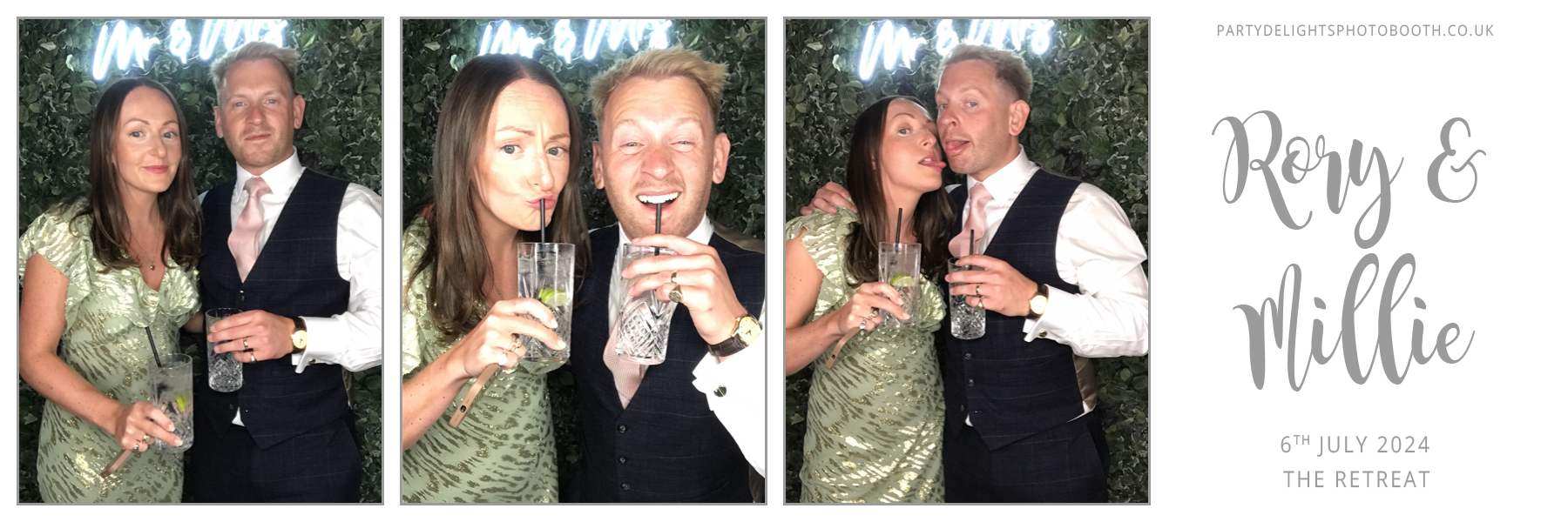 Rory & Millie's Wedding | View more photos from the event at gallery.partydelightsphotobooth.co.uk/u/PartyDelightsPhotoBooth/Rory-Millies-Wedding