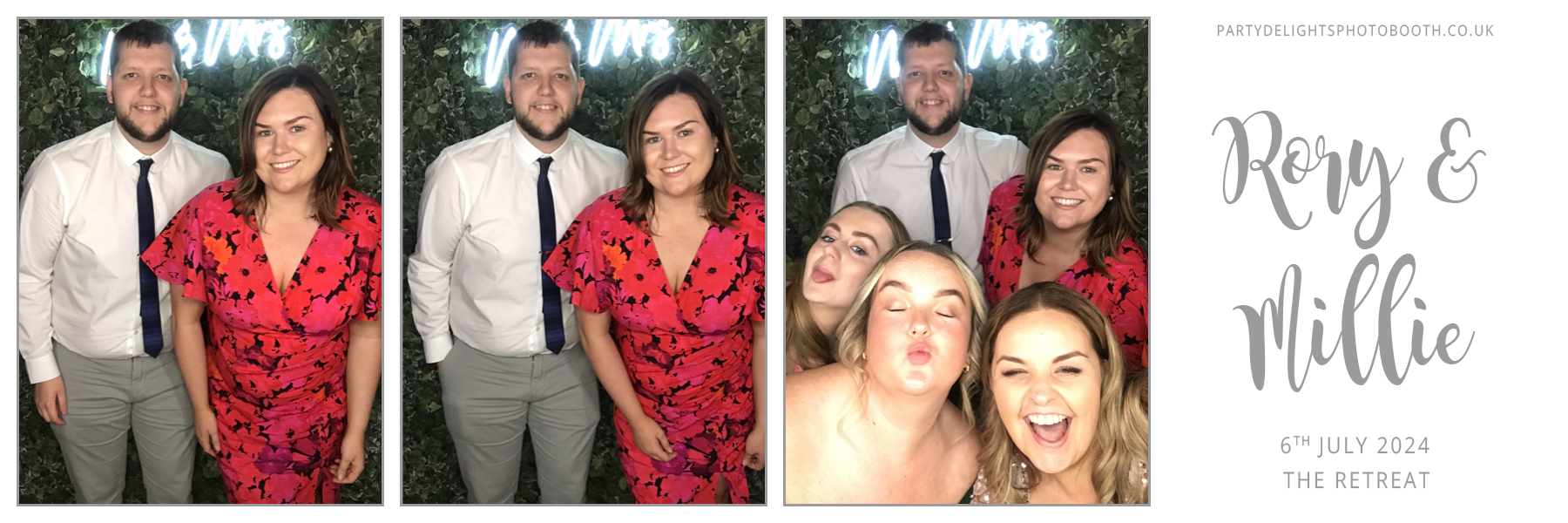 Rory & Millie's Wedding | View more photos from the event at gallery.partydelightsphotobooth.co.uk/u/PartyDelightsPhotoBooth/Rory-Millies-Wedding