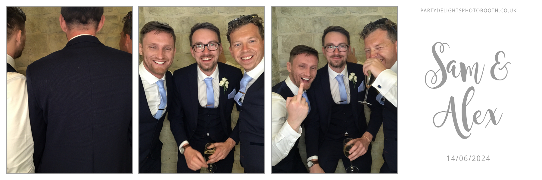 Sam and Alex's Wedding | View more photos from the event at gallery.partydelightsphotobooth.co.uk/u/PartyDelightsPhotoBooth/Sam-and-Alexs-Wedding