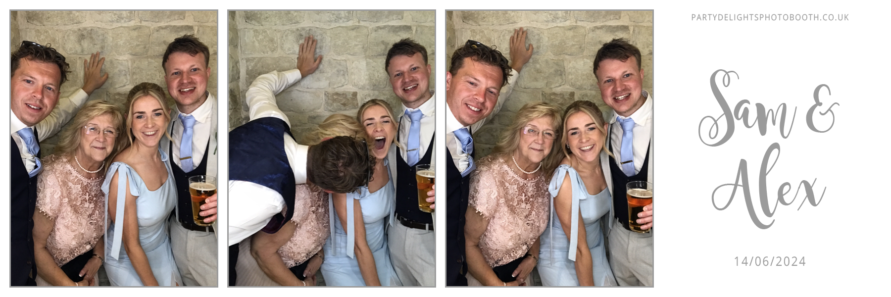 Sam and Alex's Wedding | View more photos from the event at gallery.partydelightsphotobooth.co.uk/u/PartyDelightsPhotoBooth/Sam-and-Alexs-Wedding