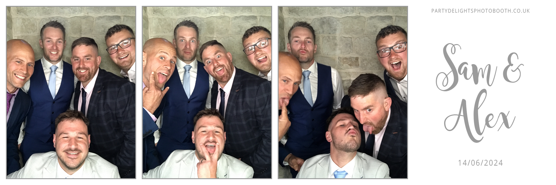 Sam and Alex's Wedding | View more photos from the event at gallery.partydelightsphotobooth.co.uk/u/PartyDelightsPhotoBooth/Sam-and-Alexs-Wedding