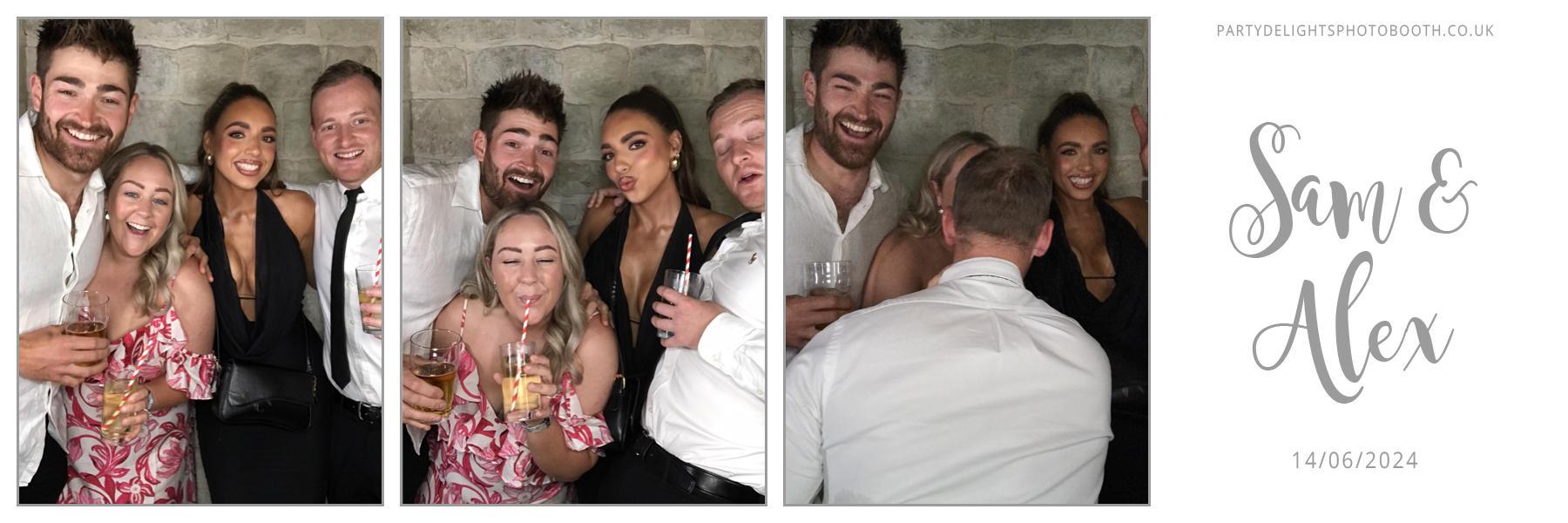 Sam and Alex's Wedding | View more photos from the event at gallery.partydelightsphotobooth.co.uk/u/PartyDelightsPhotoBooth/Sam-and-Alexs-Wedding