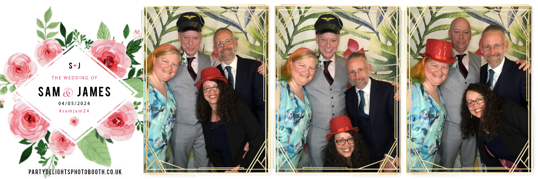 Sam and James’ wedding | View more photos from the event at gallery.partydelightsphotobooth.co.uk/u/PartyDelightsPhotoBooth/Sam-and-James’-wedding