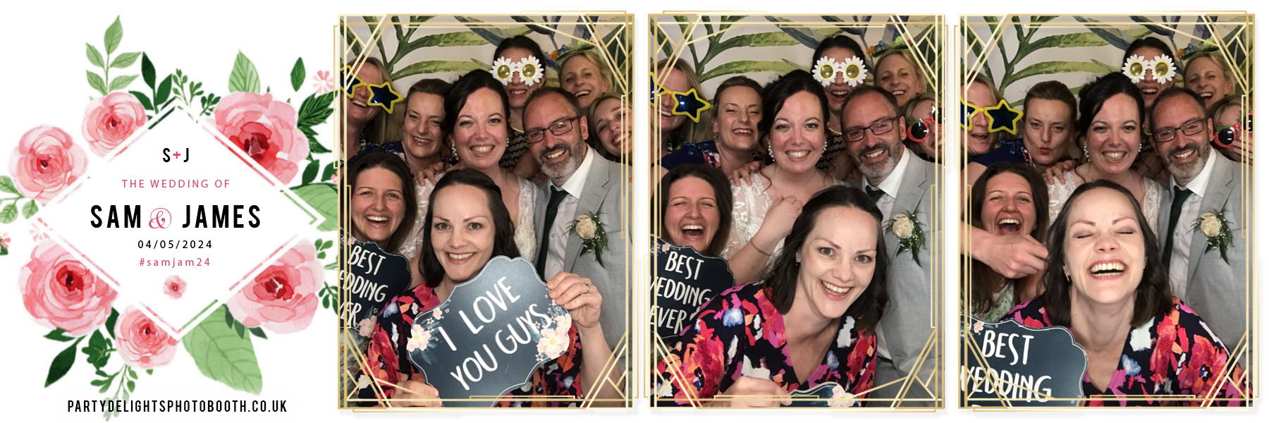 Sam and James’ wedding | View more photos from the event at gallery.partydelightsphotobooth.co.uk/u/PartyDelightsPhotoBooth/Sam-and-James’-wedding