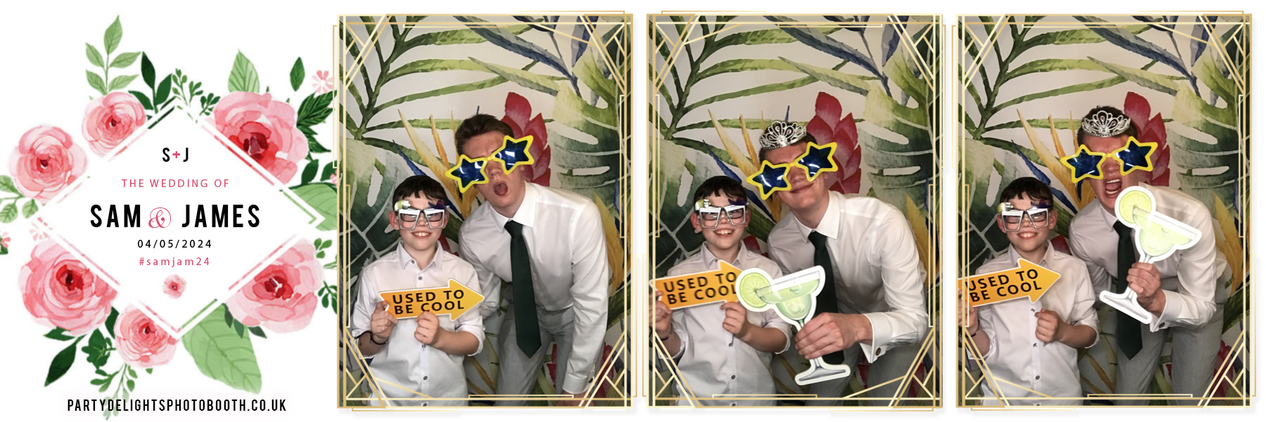 Sam and James’ wedding | View more photos from the event at gallery.partydelightsphotobooth.co.uk/u/PartyDelightsPhotoBooth/Sam-and-James’-wedding