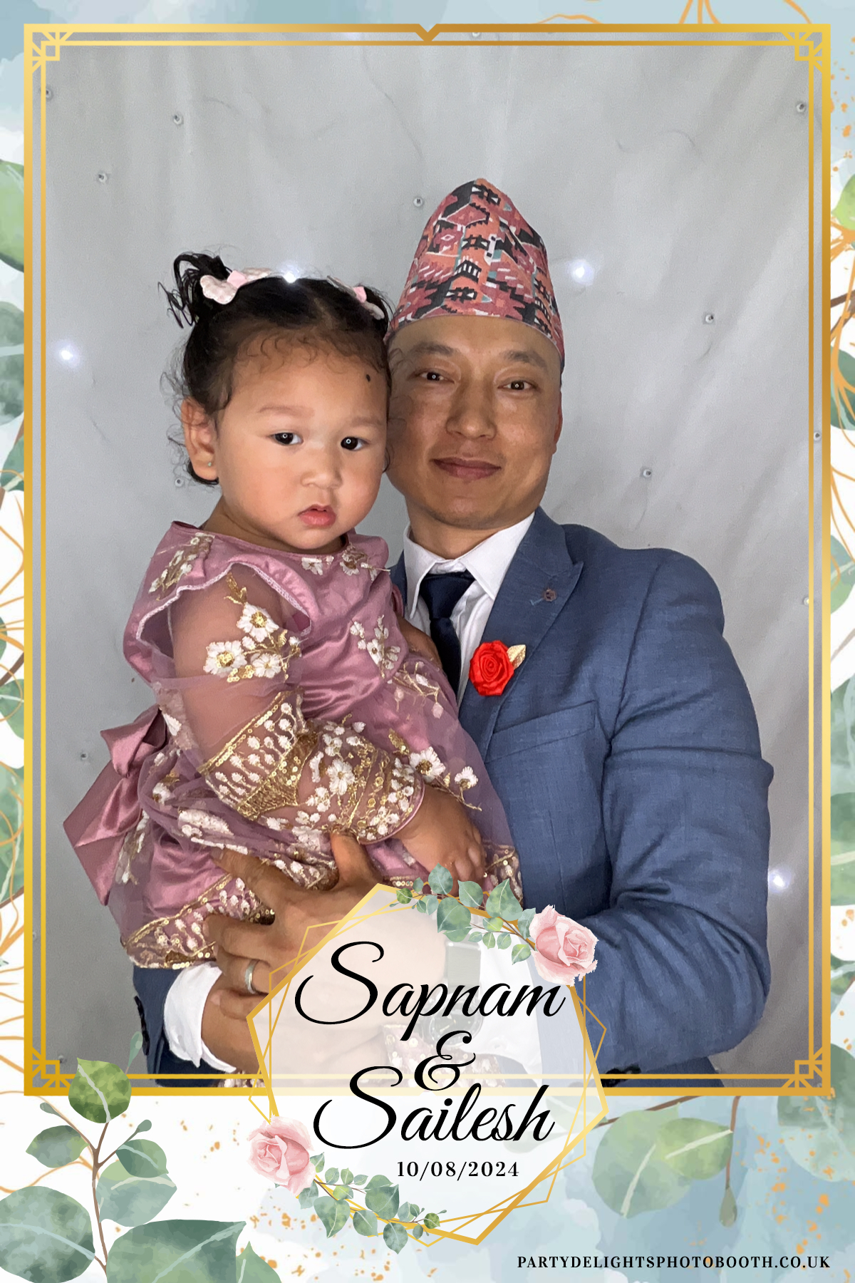 Sapnam & Sailesh Wedding | View more photos from the event at gallery.partydelightsphotobooth.co.uk/u/PartyDelightsPhotoBooth/Sapnam-Sailesh-Wedding