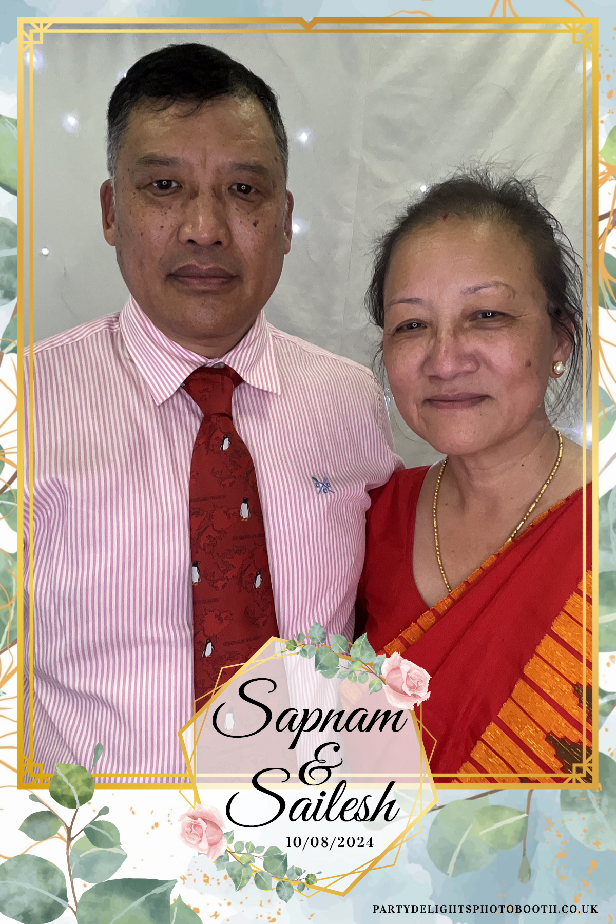 Sapnam & Sailesh Wedding | View more photos from the event at gallery.partydelightsphotobooth.co.uk/u/PartyDelightsPhotoBooth/Sapnam-Sailesh-Wedding