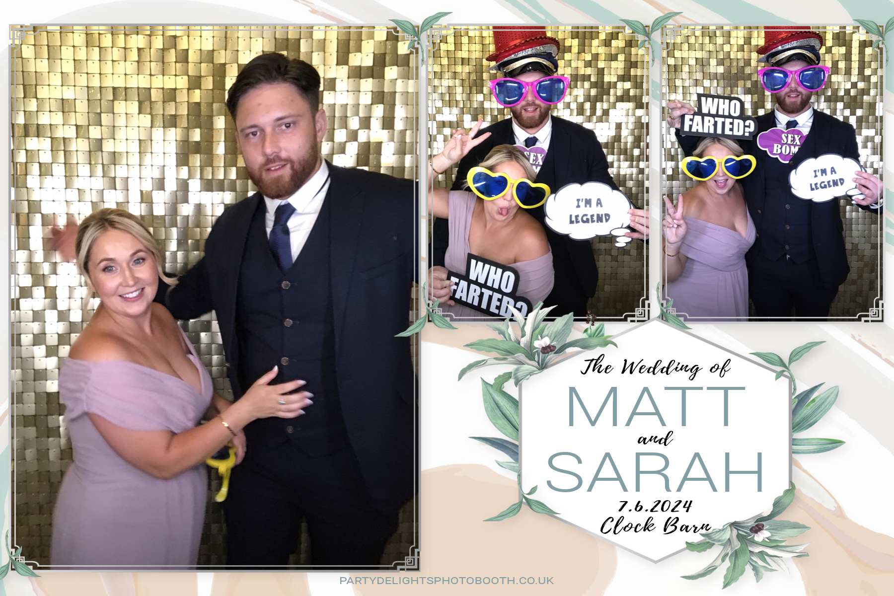 Sarah and Matt’s Wedding | View more photos from the event at gallery.partydelightsphotobooth.co.uk/u/PartyDelightsPhotoBooth/Sarah-and-Matt’s-Wedding