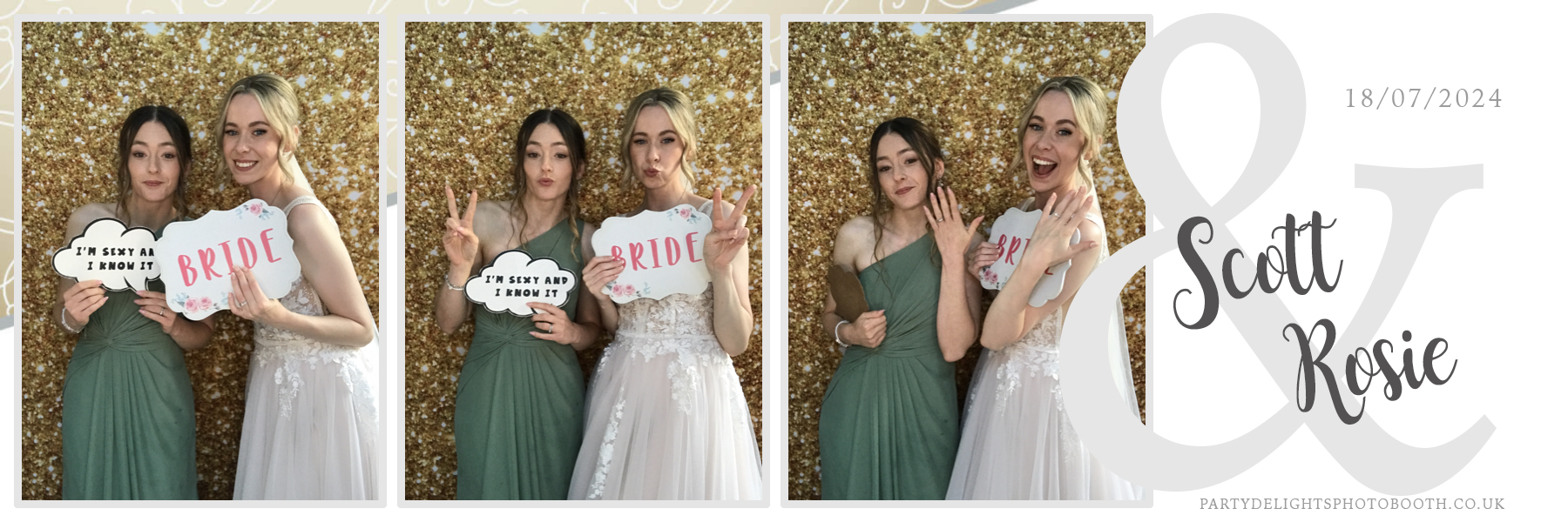 Scott & Rosie's Wedding | View more photos from the event at gallery.partydelightsphotobooth.co.uk/u/PartyDelightsPhotoBooth/Scott-Rosies-Wedding