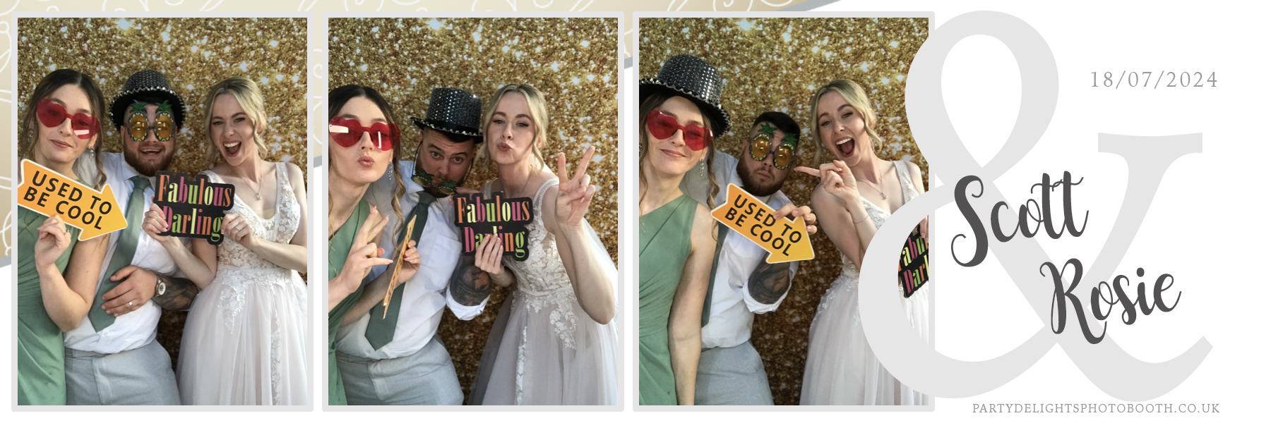 Scott & Rosie's Wedding | View more photos from the event at gallery.partydelightsphotobooth.co.uk/u/PartyDelightsPhotoBooth/Scott-Rosies-Wedding