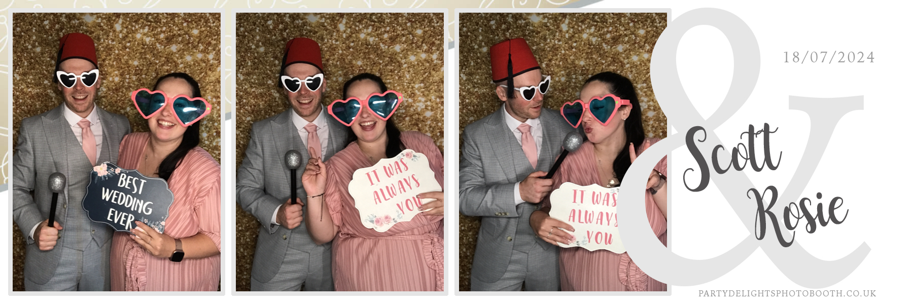 Scott & Rosie's Wedding | View more photos from the event at gallery.partydelightsphotobooth.co.uk/u/PartyDelightsPhotoBooth/Scott-Rosies-Wedding
