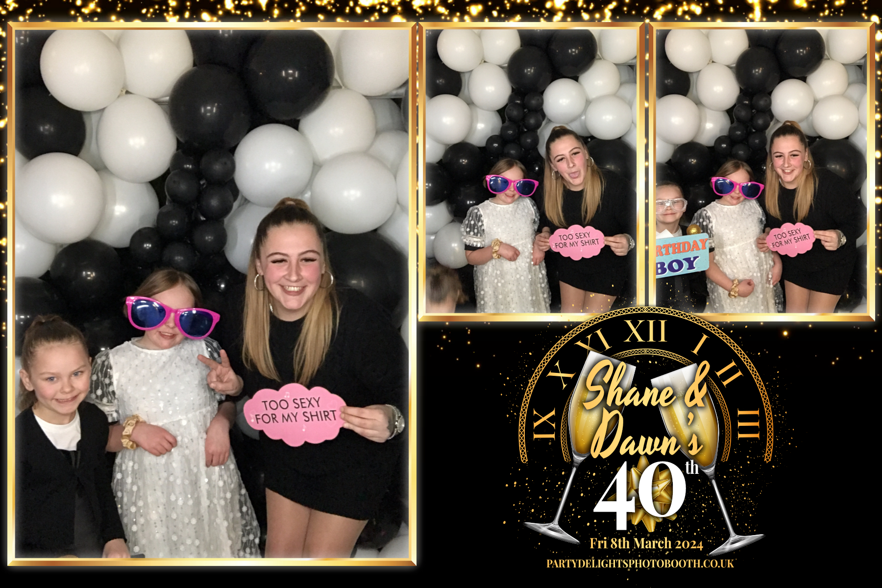 Shane & Dawns 40th birthday extravaganza | View more photos from the event at gallery.partydelightsphotobooth.co.uk/u/PartyDelightsPhotoBooth/Shane-Dawns-40th-birthday-extravaganza