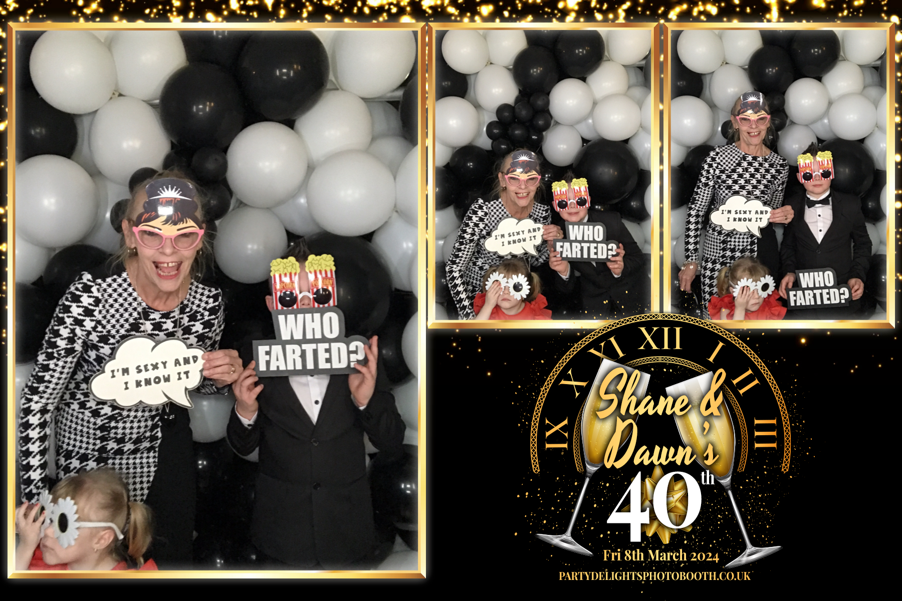 Shane & Dawns 40th birthday extravaganza | View more photos from the event at gallery.partydelightsphotobooth.co.uk/u/PartyDelightsPhotoBooth/Shane-Dawns-40th-birthday-extravaganza