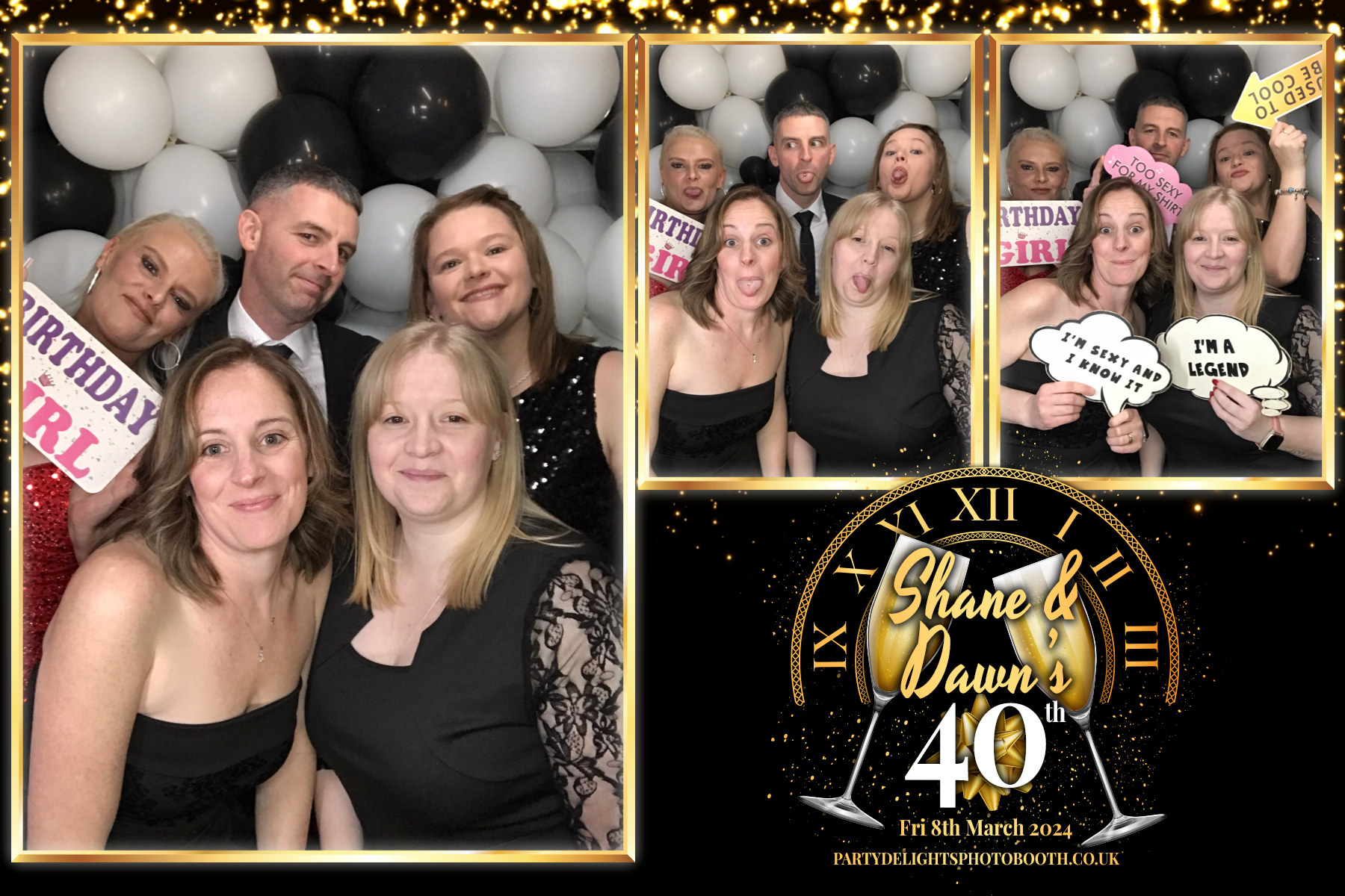 Shane & Dawns 40th birthday extravaganza | View more photos from the event at gallery.partydelightsphotobooth.co.uk/u/PartyDelightsPhotoBooth/Shane-Dawns-40th-birthday-extravaganza