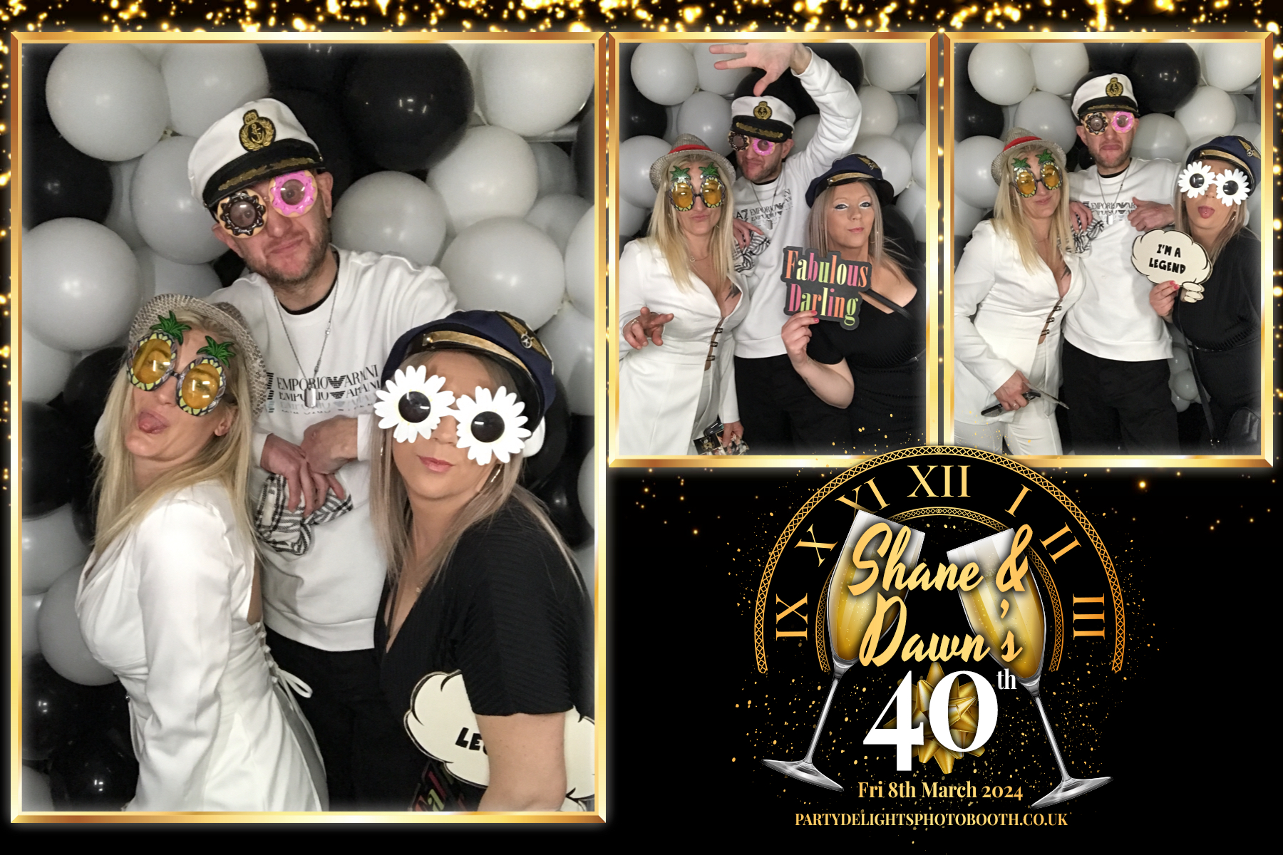 Shane & Dawns 40th birthday extravaganza | View more photos from the event at gallery.partydelightsphotobooth.co.uk/u/PartyDelightsPhotoBooth/Shane-Dawns-40th-birthday-extravaganza