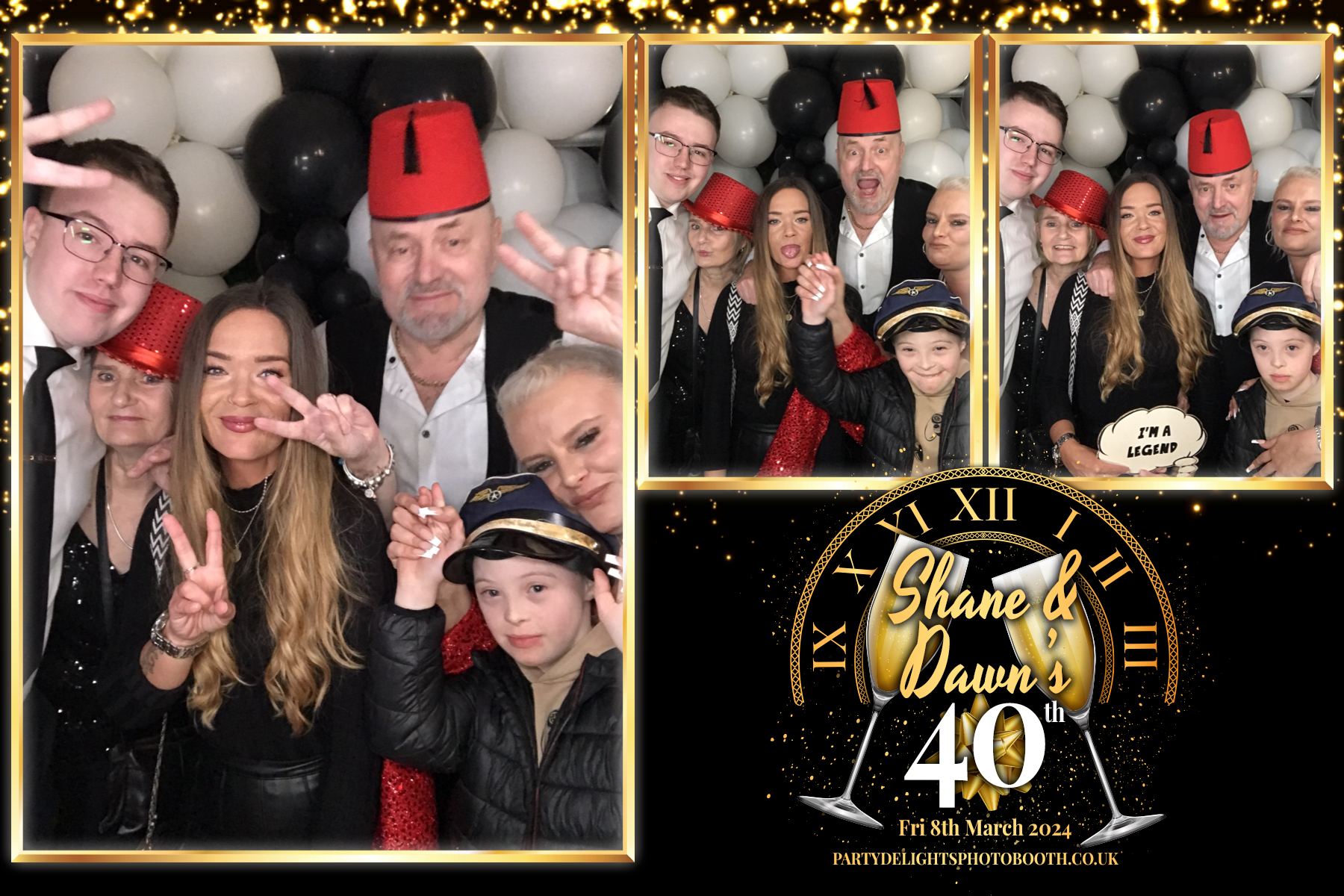 Shane & Dawns 40th birthday extravaganza | View more photos from the event at gallery.partydelightsphotobooth.co.uk/u/PartyDelightsPhotoBooth/Shane-Dawns-40th-birthday-extravaganza