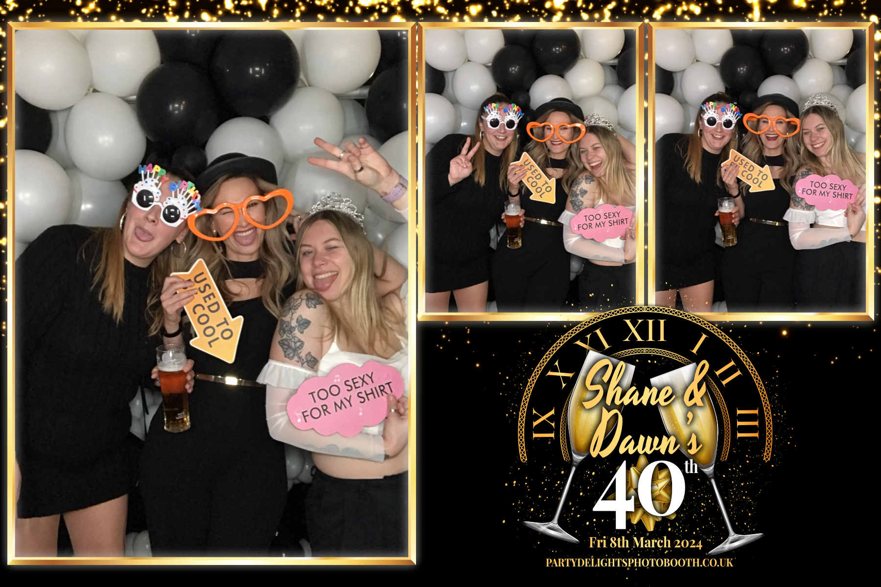 Shane & Dawns 40th birthday extravaganza | View more photos from the event at gallery.partydelightsphotobooth.co.uk/u/PartyDelightsPhotoBooth/Shane-Dawns-40th-birthday-extravaganza