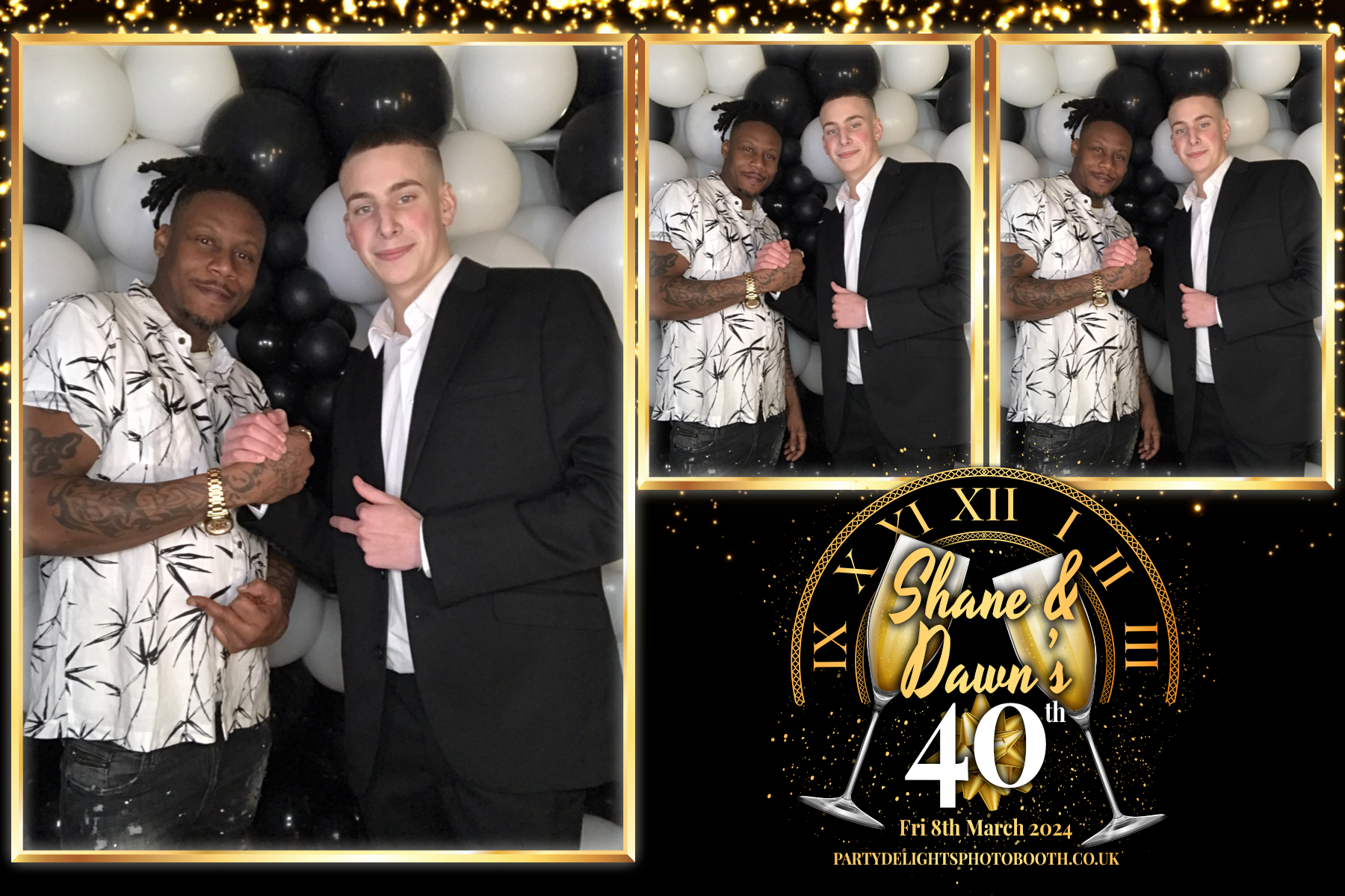 Shane & Dawns 40th birthday extravaganza | View more photos from the event at gallery.partydelightsphotobooth.co.uk/u/PartyDelightsPhotoBooth/Shane-Dawns-40th-birthday-extravaganza