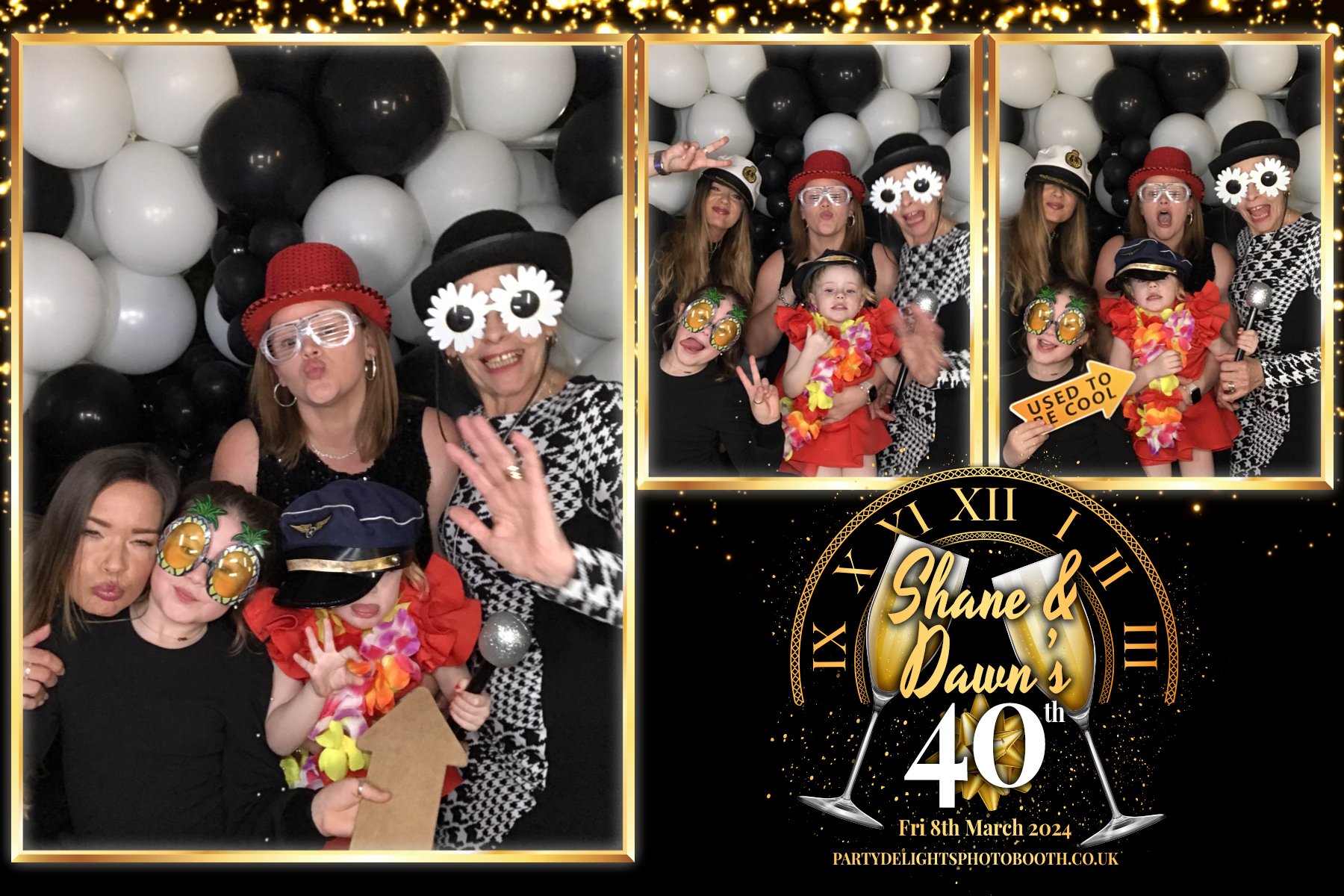 Shane & Dawns 40th birthday extravaganza | View more photos from the event at gallery.partydelightsphotobooth.co.uk/u/PartyDelightsPhotoBooth/Shane-Dawns-40th-birthday-extravaganza