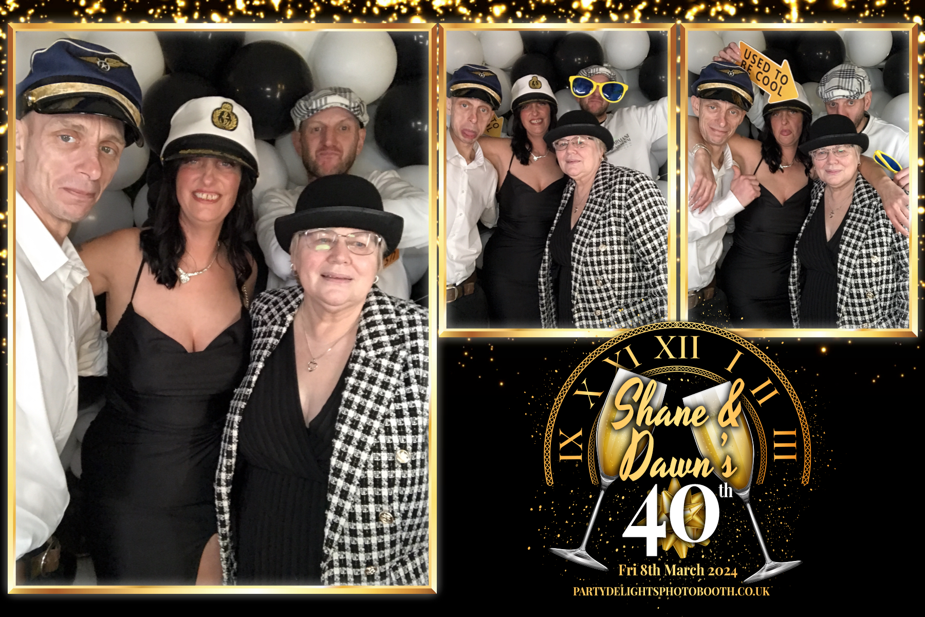 Shane & Dawns 40th birthday extravaganza | View more photos from the event at gallery.partydelightsphotobooth.co.uk/u/PartyDelightsPhotoBooth/Shane-Dawns-40th-birthday-extravaganza