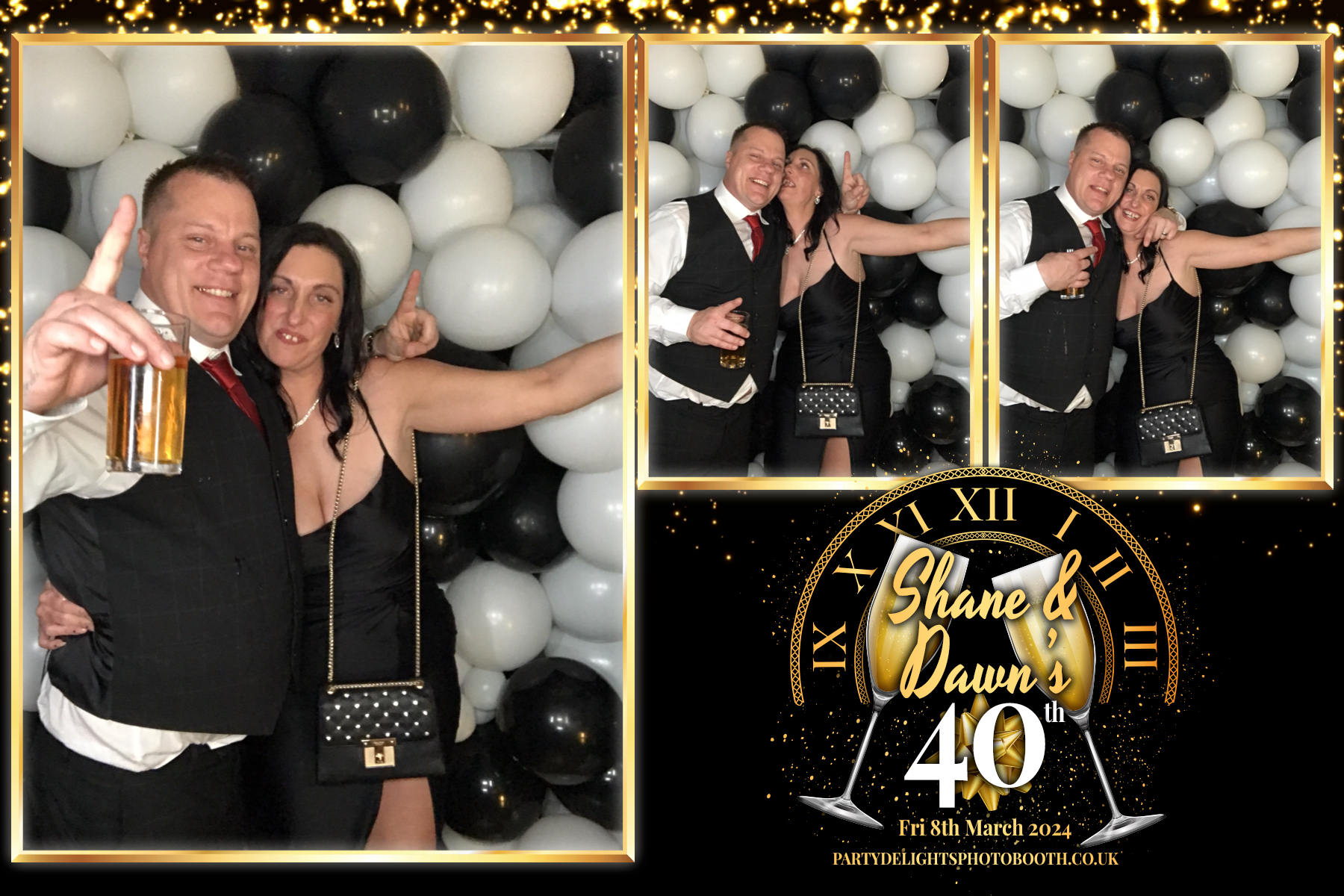 Shane & Dawns 40th birthday extravaganza | View more photos from the event at gallery.partydelightsphotobooth.co.uk/u/PartyDelightsPhotoBooth/Shane-Dawns-40th-birthday-extravaganza