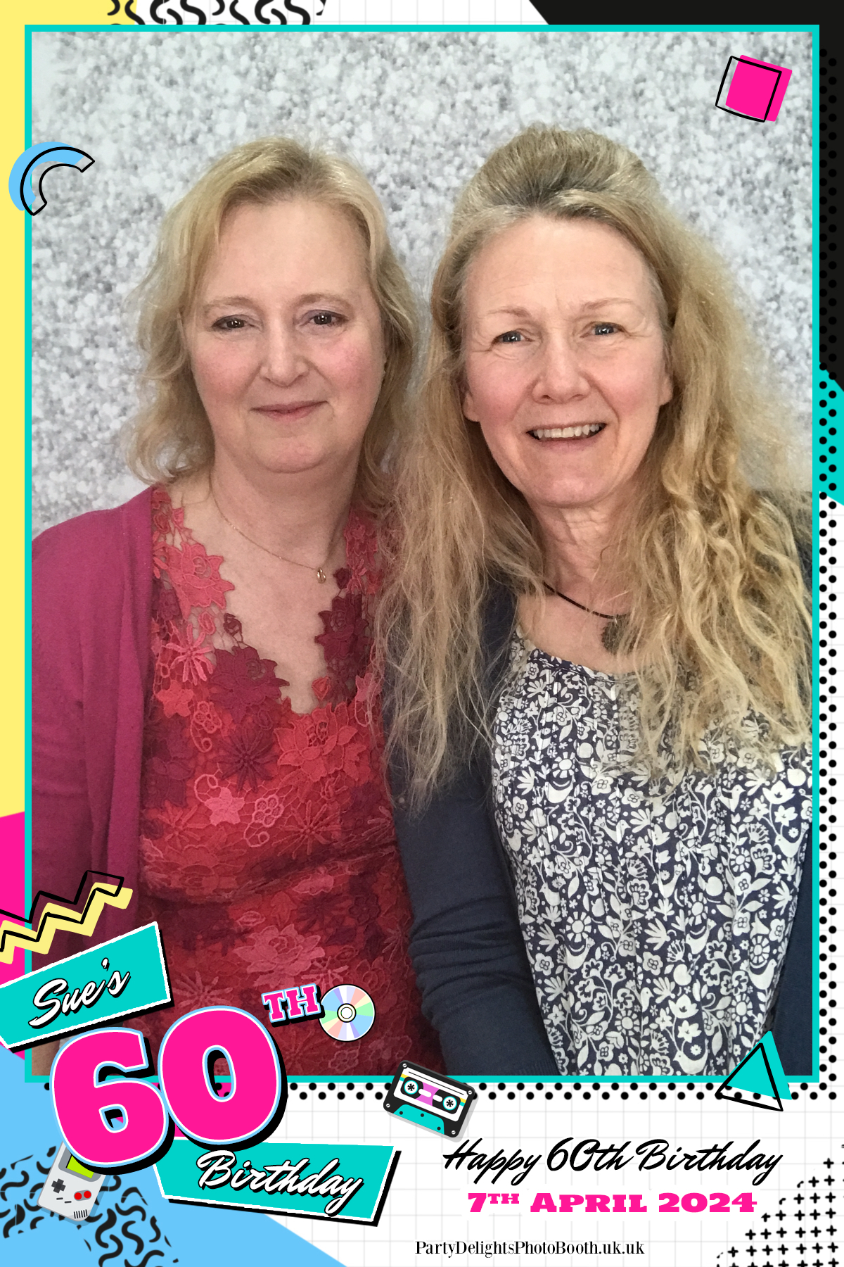 Sue's 60th Birthday Celebration Party | View more photos from the event at gallery.partydelightsphotobooth.co.uk/u/PartyDelightsPhotoBooth/Sues-60th-Birthday-Celebration-Party
