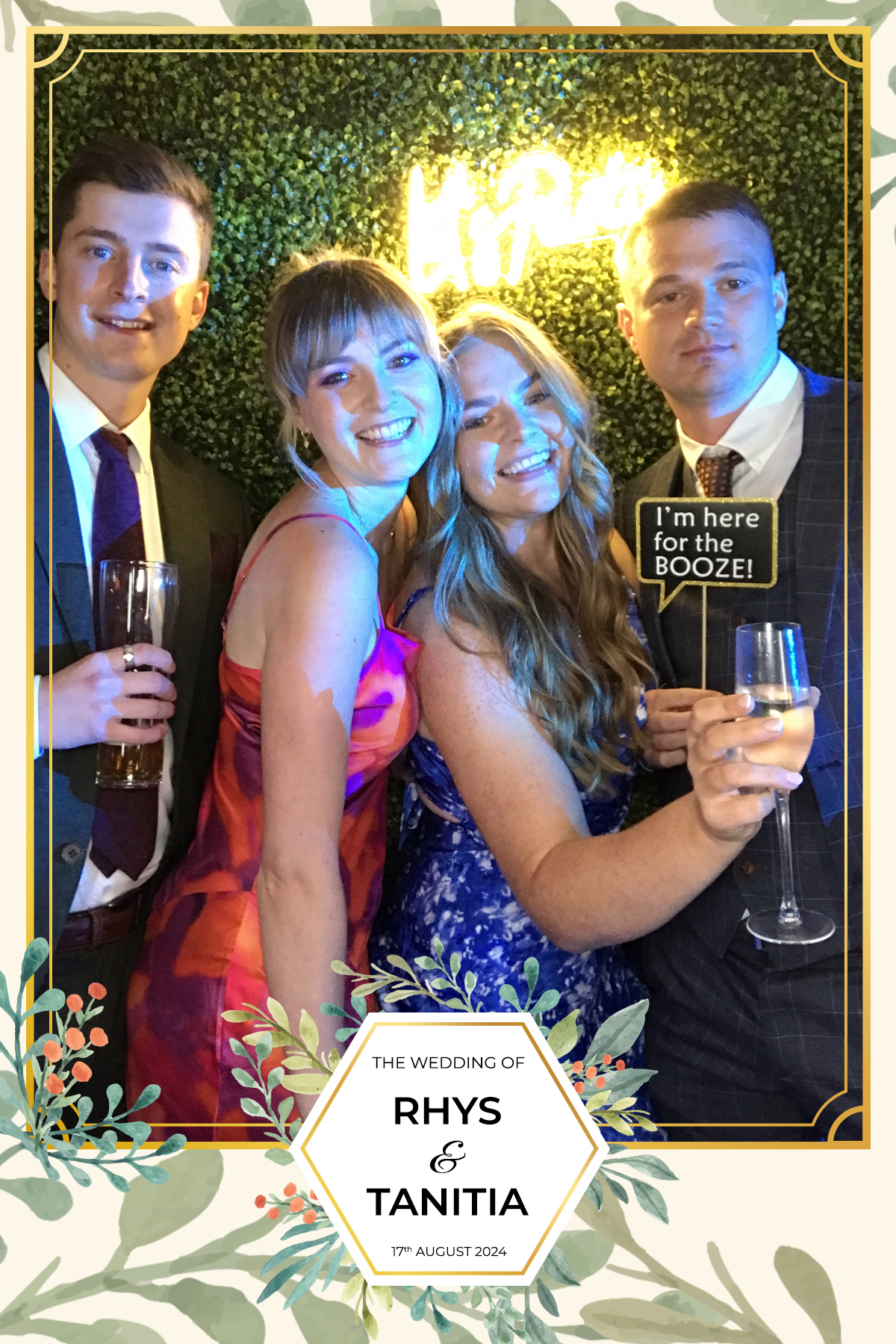 Tanitia & Rhys’ Wedding | View more photos from the event at gallery.partydelightsphotobooth.co.uk/u/PartyDelightsPhotoBooth/Tanitia-Rhys’-Wedding