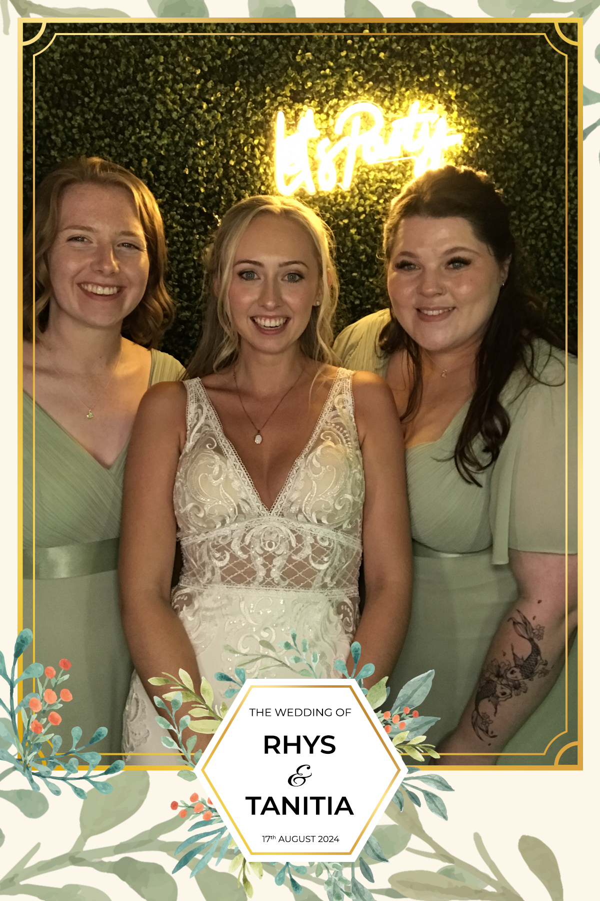 Tanitia & Rhys’ Wedding | View more photos from the event at gallery.partydelightsphotobooth.co.uk/u/PartyDelightsPhotoBooth/Tanitia-Rhys’-Wedding