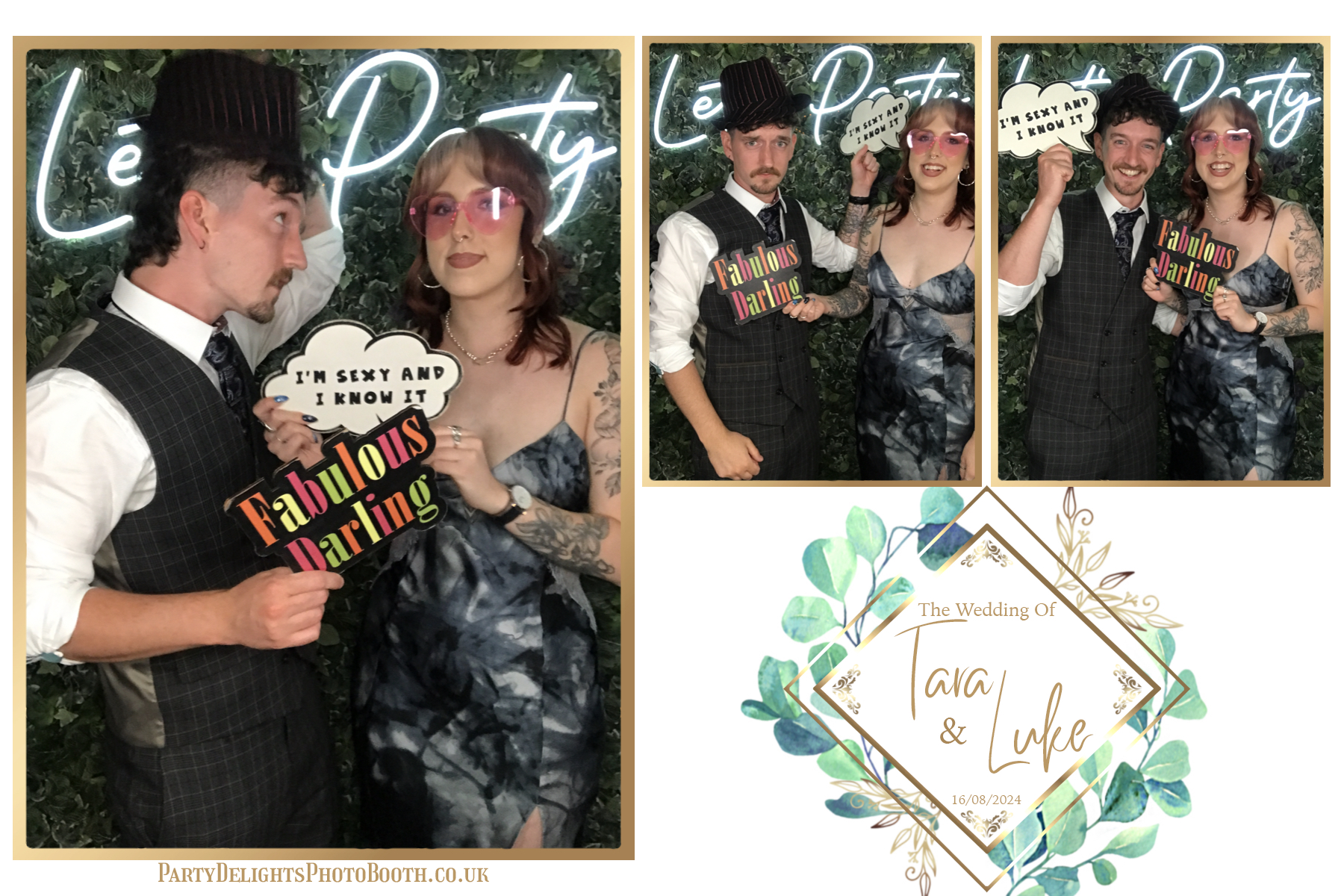 Tara and Luke's Wedding | View more photos from the event at gallery.partydelightsphotobooth.co.uk/u/PartyDelightsPhotoBooth/Tara-and-Lukes-Wedding