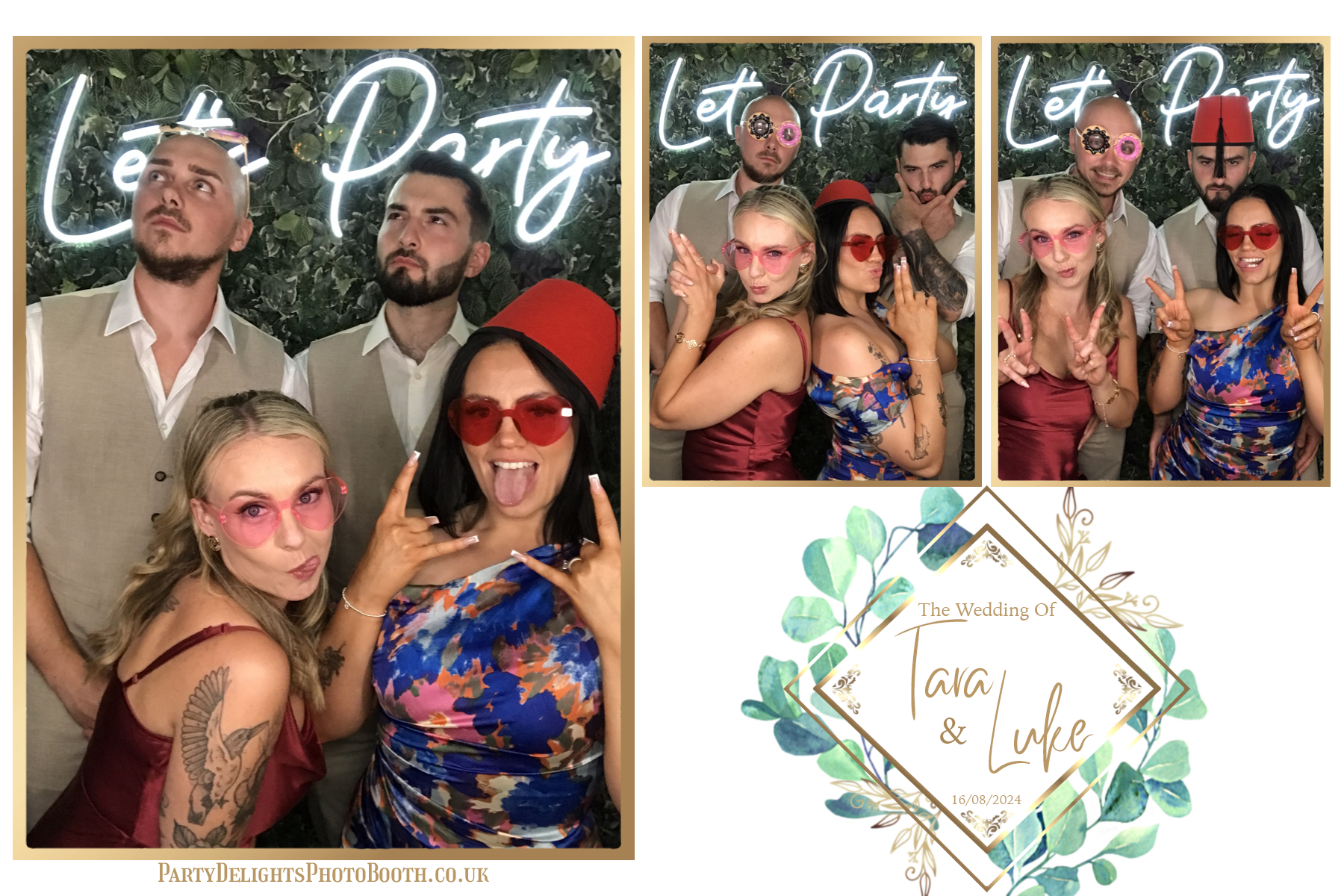 Tara and Luke's Wedding | View more photos from the event at gallery.partydelightsphotobooth.co.uk/u/PartyDelightsPhotoBooth/Tara-and-Lukes-Wedding