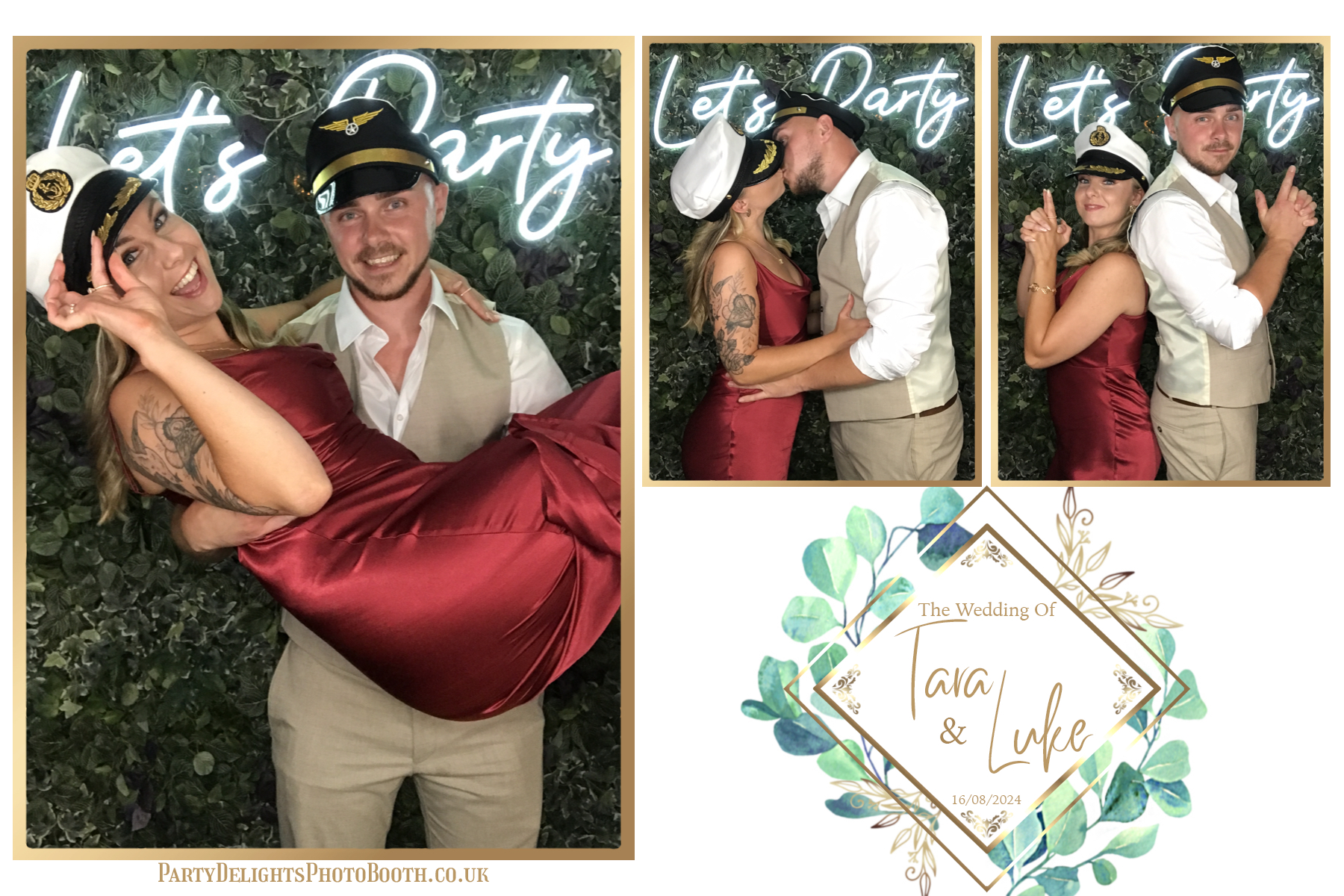 Tara and Luke's Wedding | View more photos from the event at gallery.partydelightsphotobooth.co.uk/u/PartyDelightsPhotoBooth/Tara-and-Lukes-Wedding