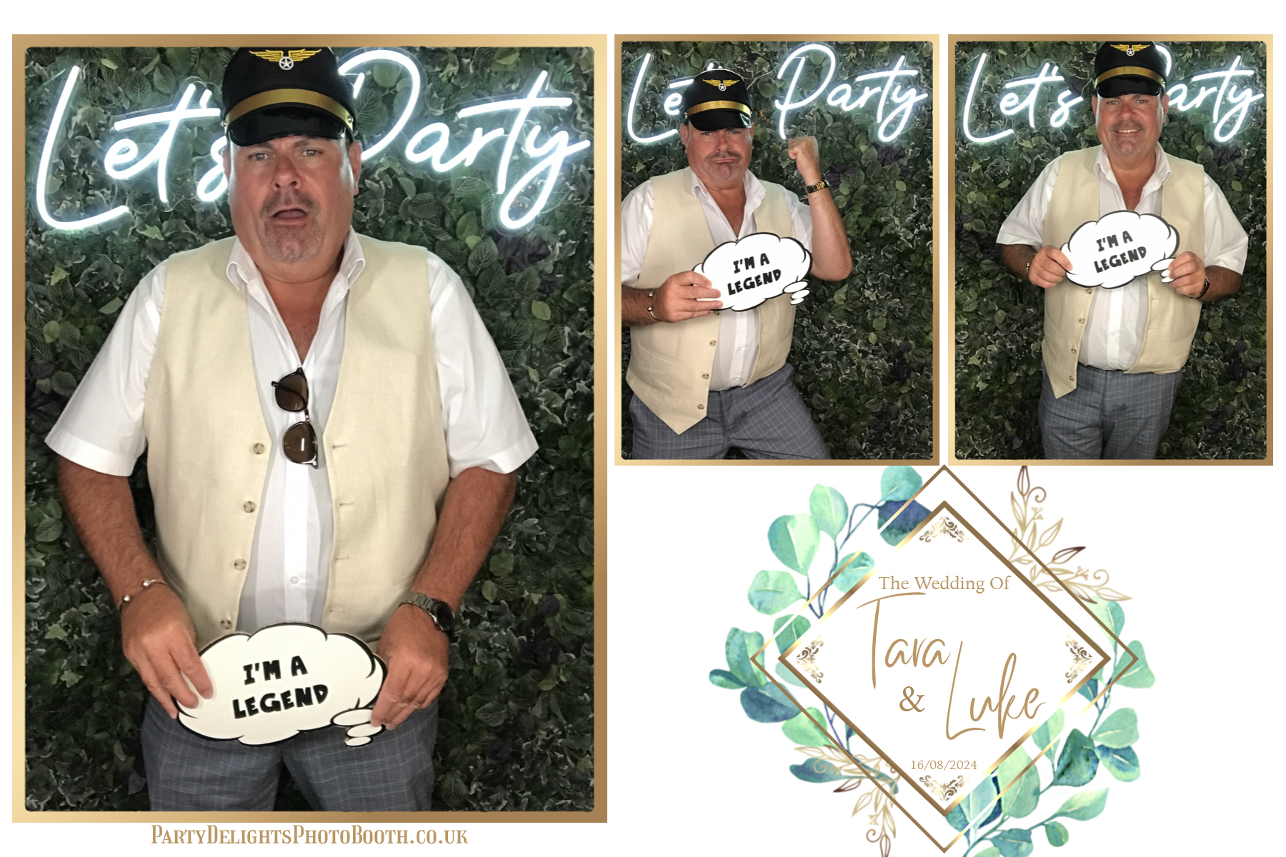 Tara and Luke's Wedding | View more photos from the event at gallery.partydelightsphotobooth.co.uk/u/PartyDelightsPhotoBooth/Tara-and-Lukes-Wedding