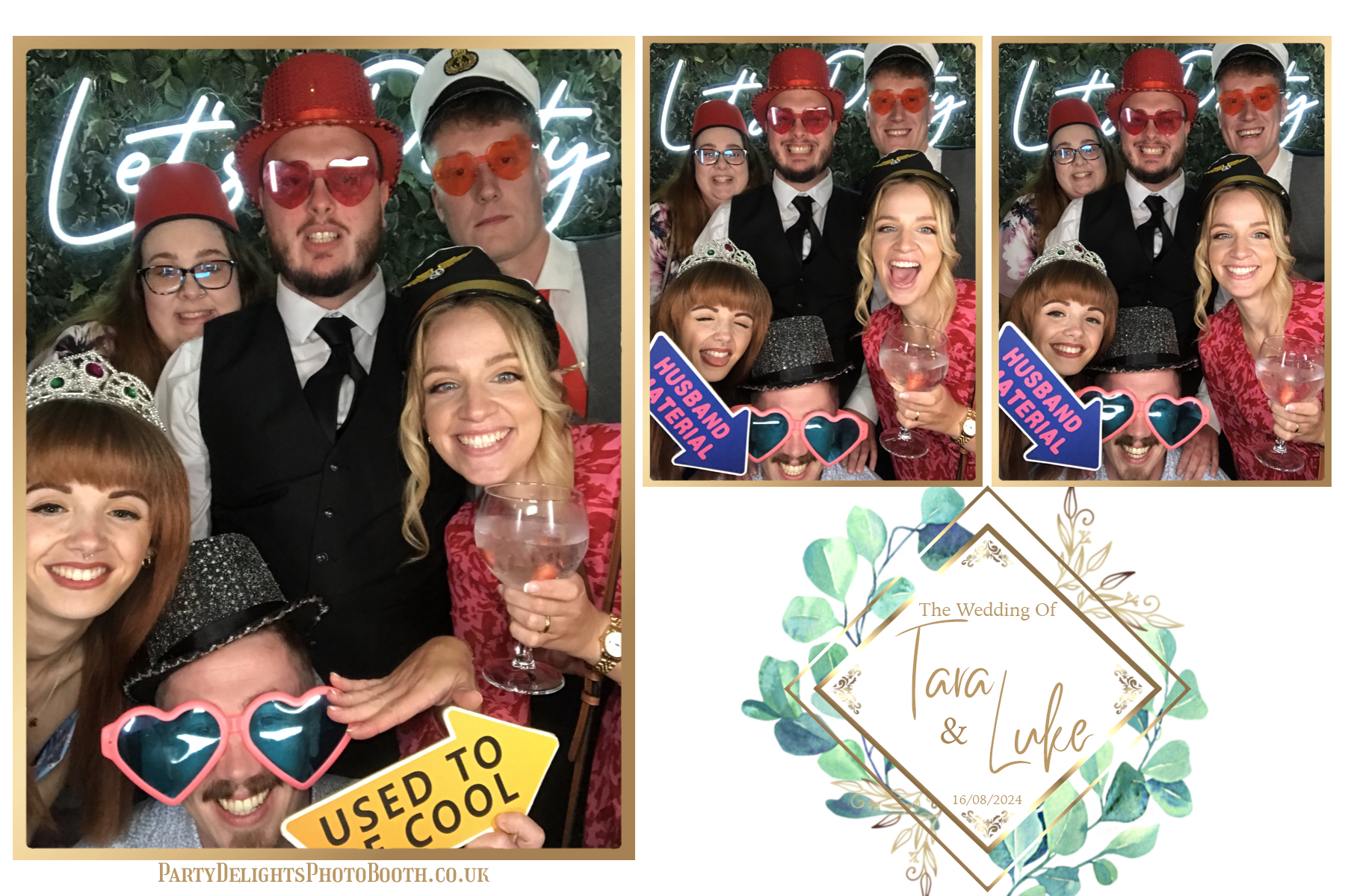 Tara and Luke's Wedding | View more photos from the event at gallery.partydelightsphotobooth.co.uk/u/PartyDelightsPhotoBooth/Tara-and-Lukes-Wedding
