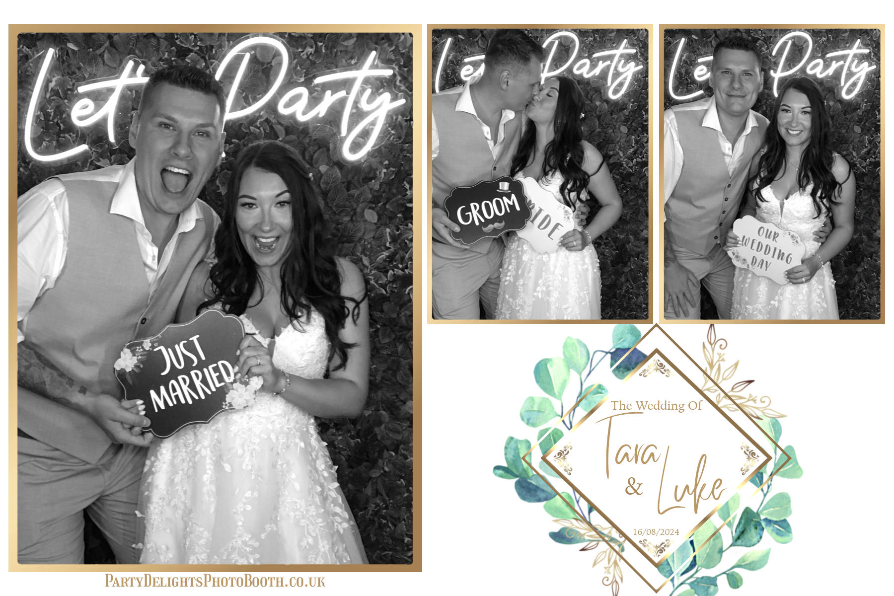 Tara and Luke's Wedding | View more photos from the event at gallery.partydelightsphotobooth.co.uk/u/PartyDelightsPhotoBooth/Tara-and-Lukes-Wedding