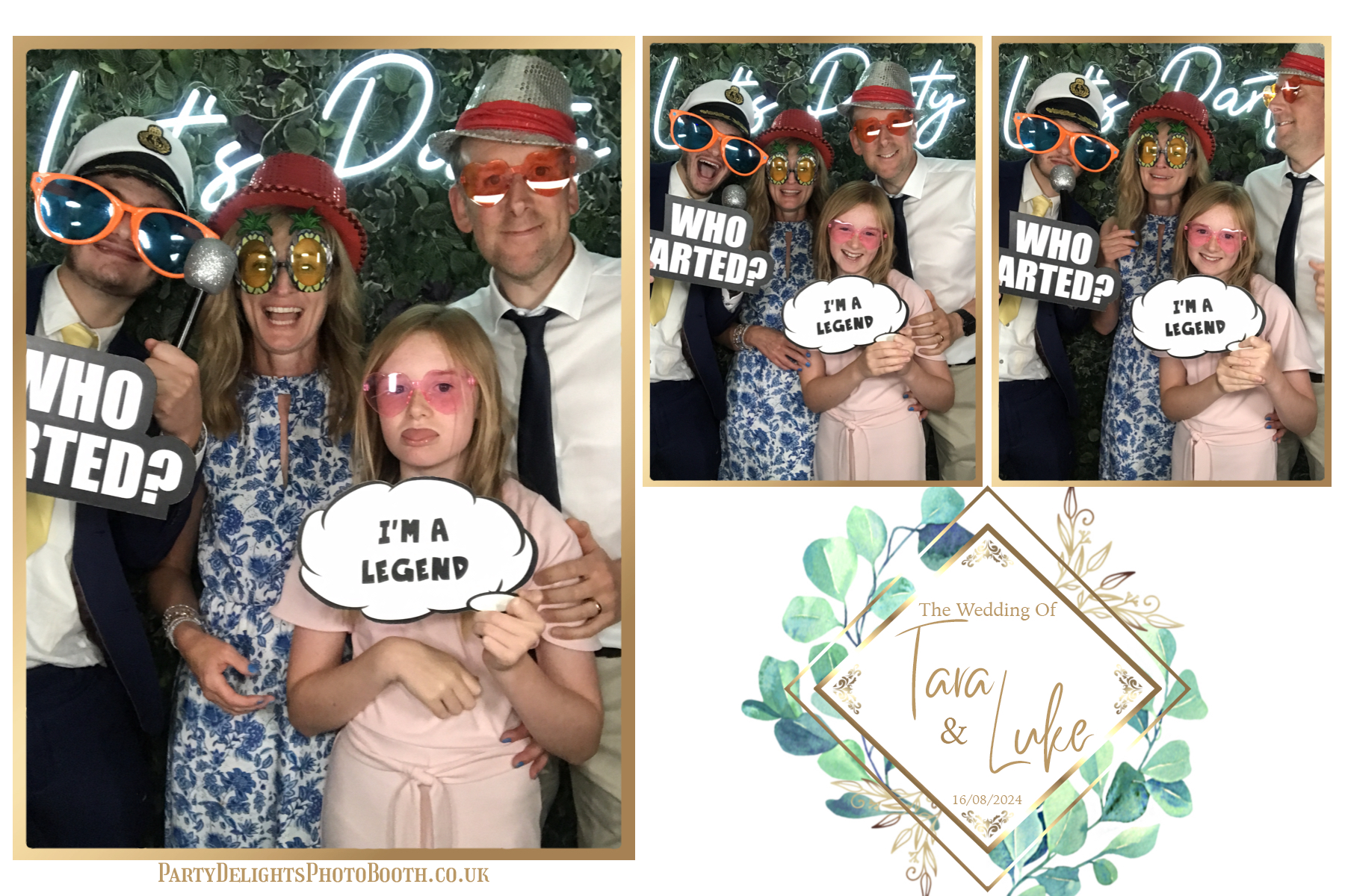 Tara and Luke's Wedding | View more photos from the event at gallery.partydelightsphotobooth.co.uk/u/PartyDelightsPhotoBooth/Tara-and-Lukes-Wedding