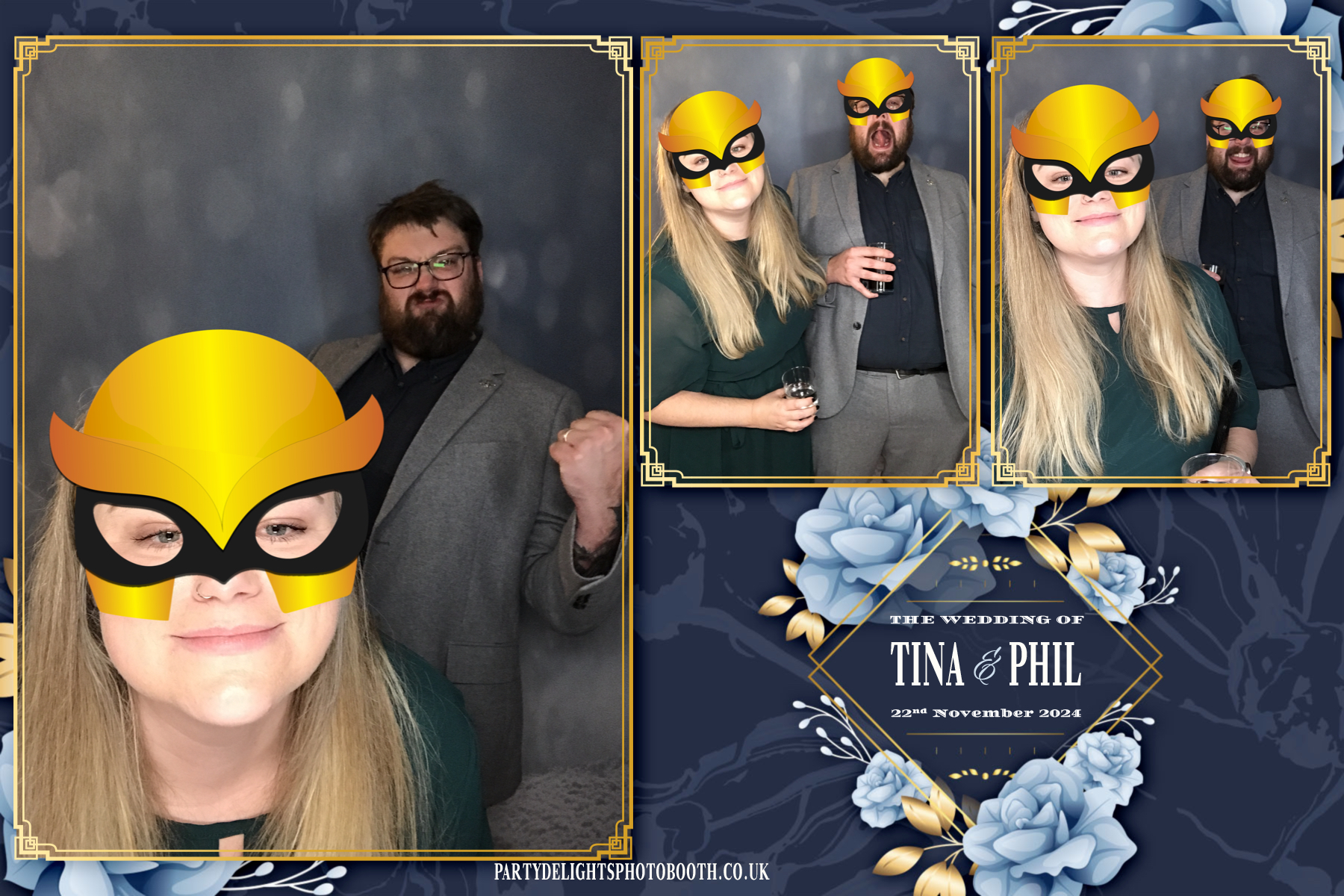 Tina and Phil’s Wedding | View more photos from the event at gallery.partydelightsphotobooth.co.uk/u/PartyDelightsPhotoBooth/Tina-and-Phil’s-Wedding