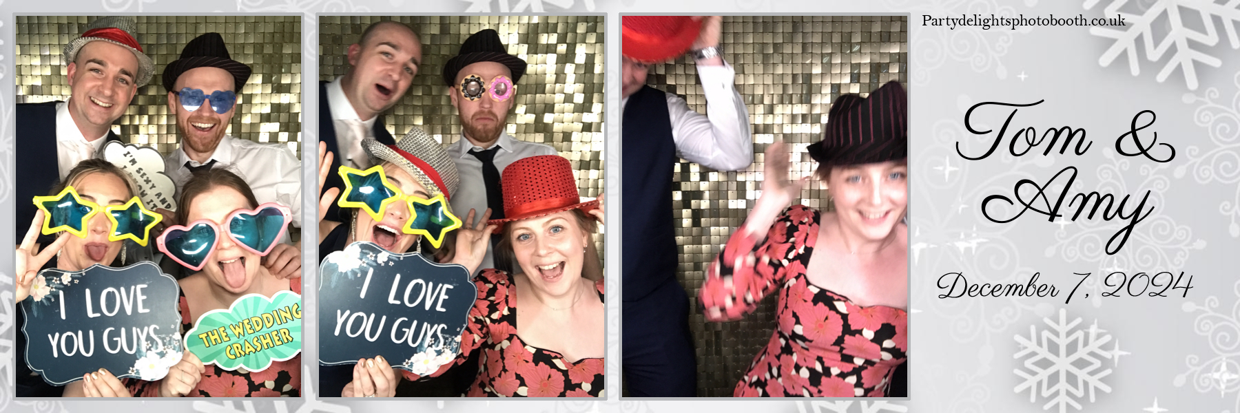 Tom & Amy's Wedding | View more photos from the event at gallery.partydelightsphotobooth.co.uk/u/PartyDelightsPhotoBooth/Tom-Amys-Wedding