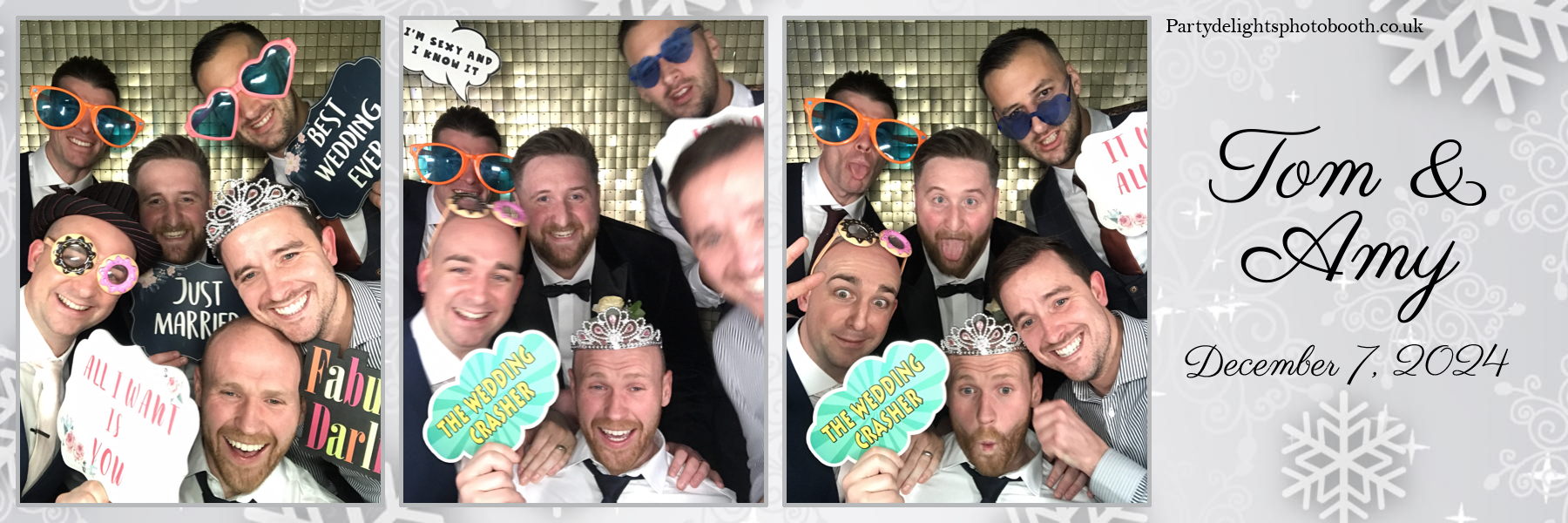 Tom & Amy's Wedding | View more photos from the event at gallery.partydelightsphotobooth.co.uk/u/PartyDelightsPhotoBooth/Tom-Amys-Wedding