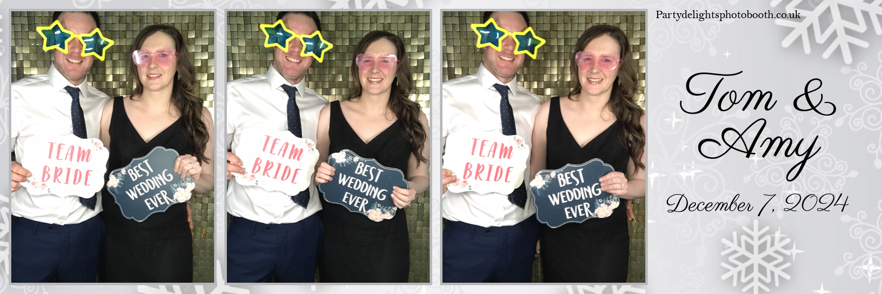 Tom & Amy's Wedding | View more photos from the event at gallery.partydelightsphotobooth.co.uk/u/PartyDelightsPhotoBooth/Tom-Amys-Wedding