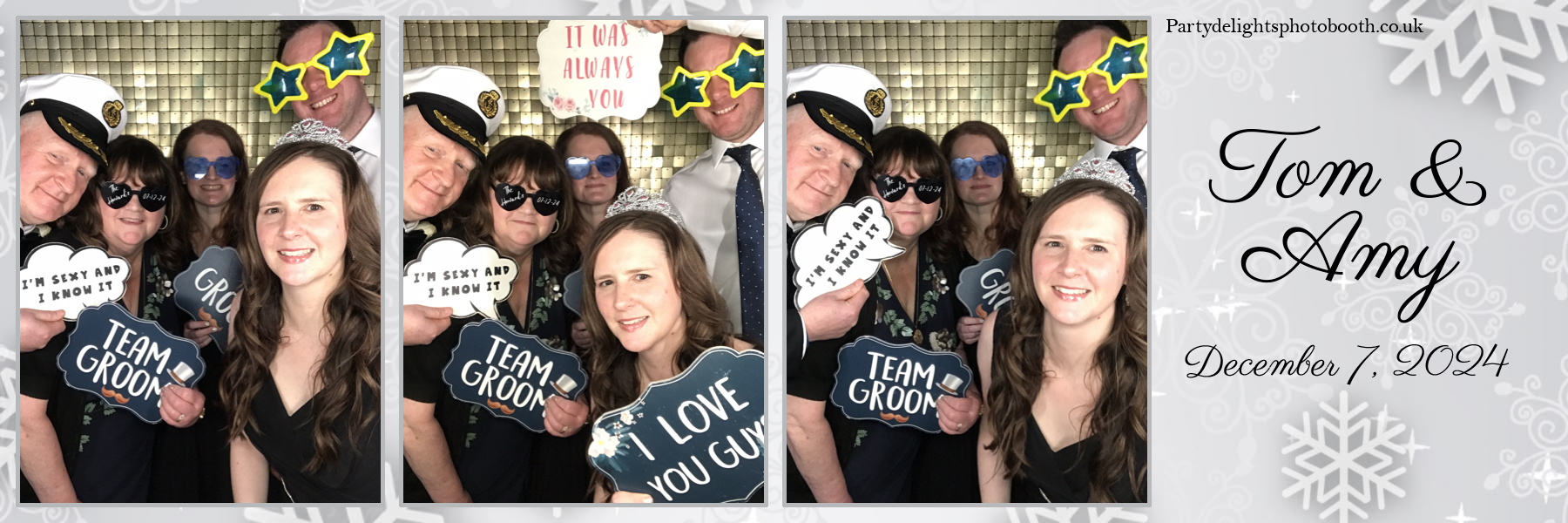 Tom & Amy's Wedding | View more photos from the event at gallery.partydelightsphotobooth.co.uk/u/PartyDelightsPhotoBooth/Tom-Amys-Wedding