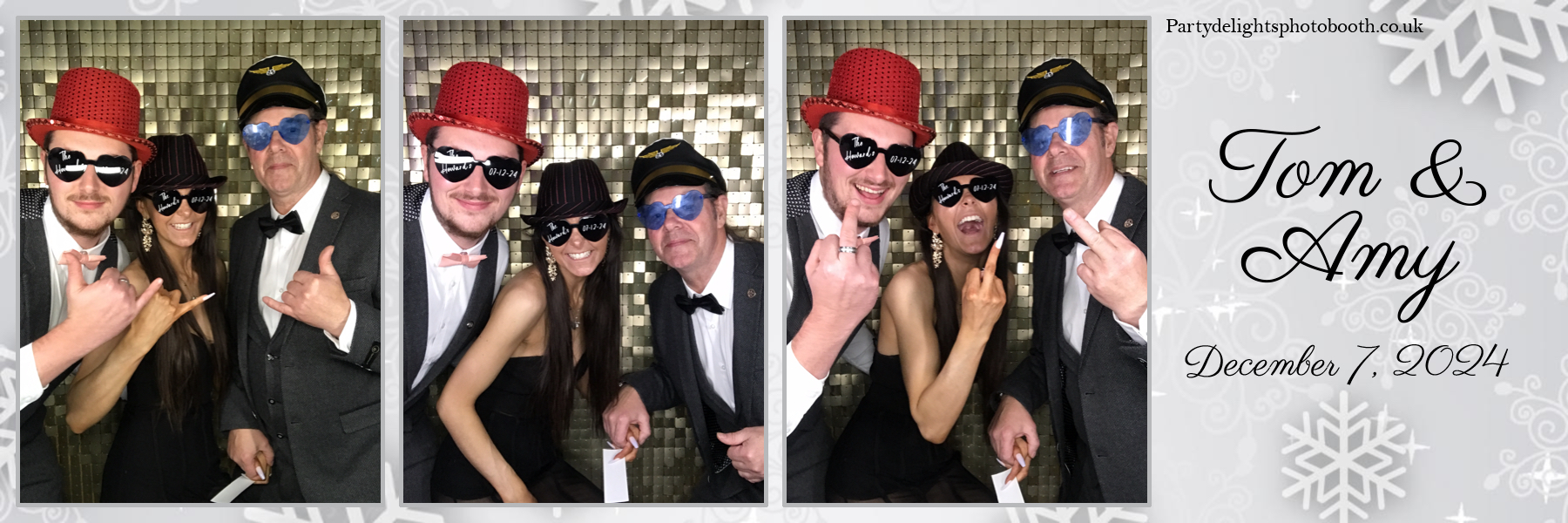 Tom & Amy's Wedding | View more photos from the event at gallery.partydelightsphotobooth.co.uk/u/PartyDelightsPhotoBooth/Tom-Amys-Wedding