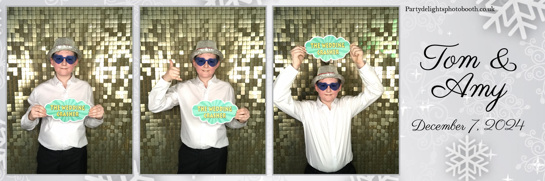 Tom & Amy's Wedding | View more photos from the event at gallery.partydelightsphotobooth.co.uk/u/PartyDelightsPhotoBooth/Tom-Amys-Wedding